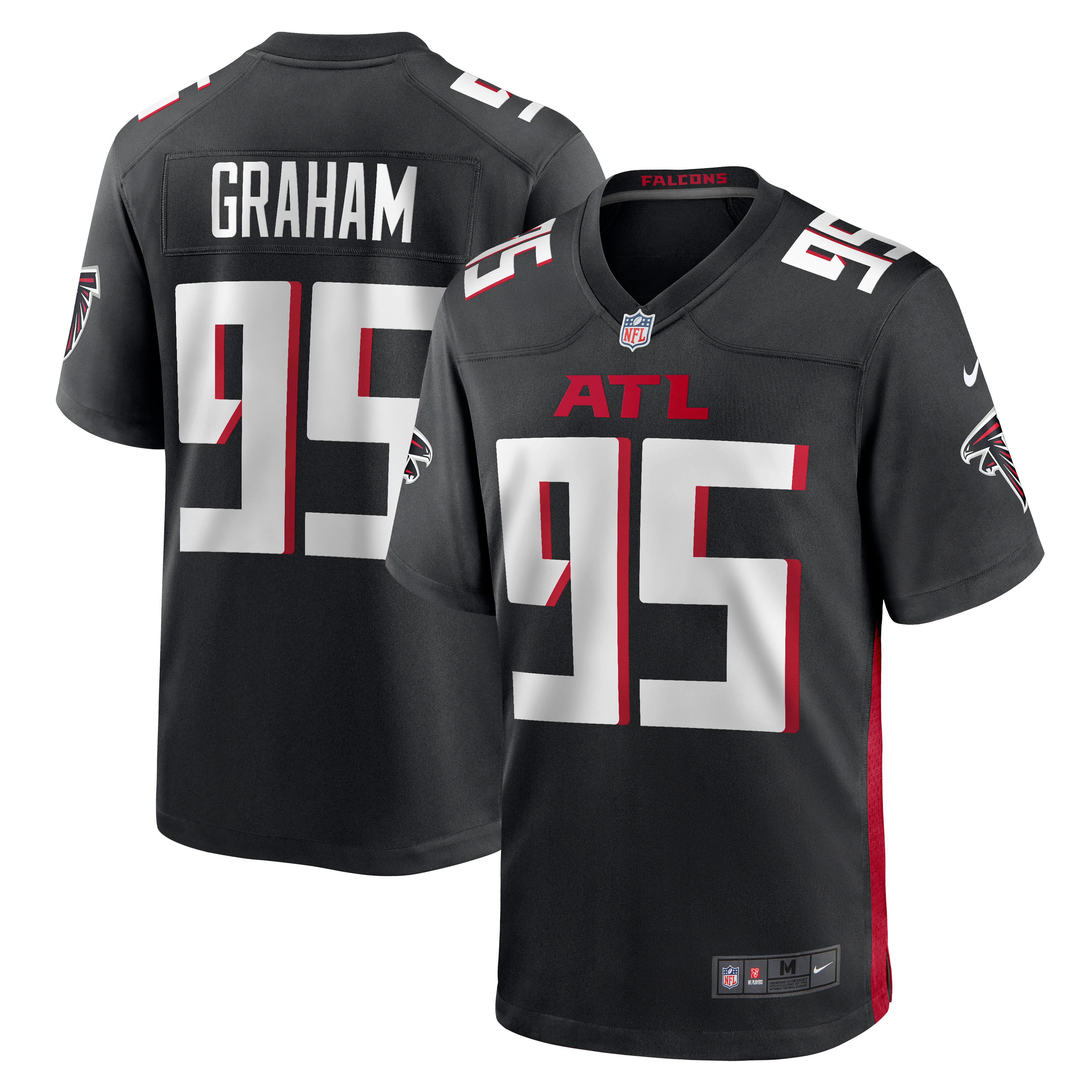 Ta'Quon Graham Atlanta Falcons Game Jersey - Black