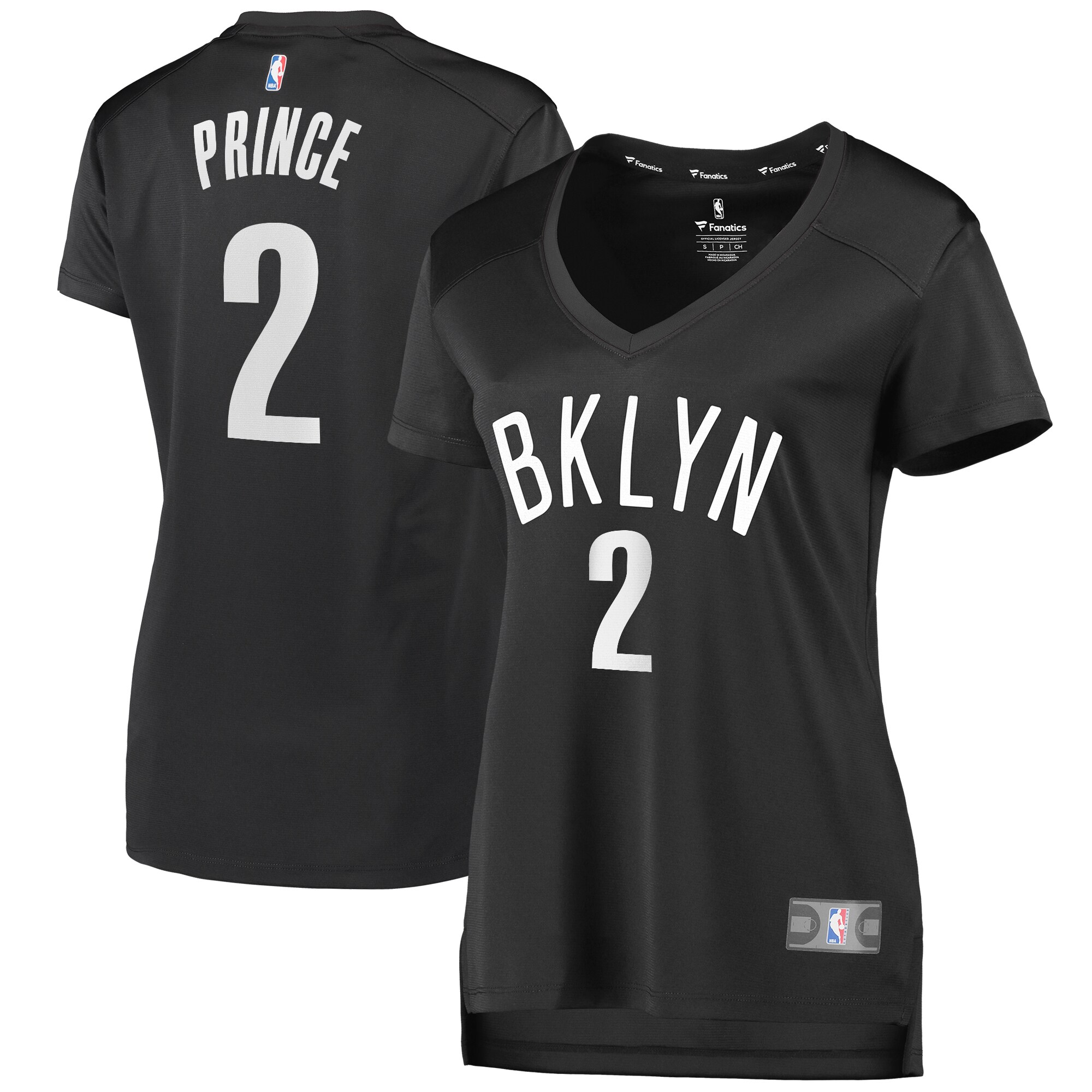 Taurean Prince Brooklyn Nets Fanatics Women's Fast Break Replica Jersey Black - Statement Edition