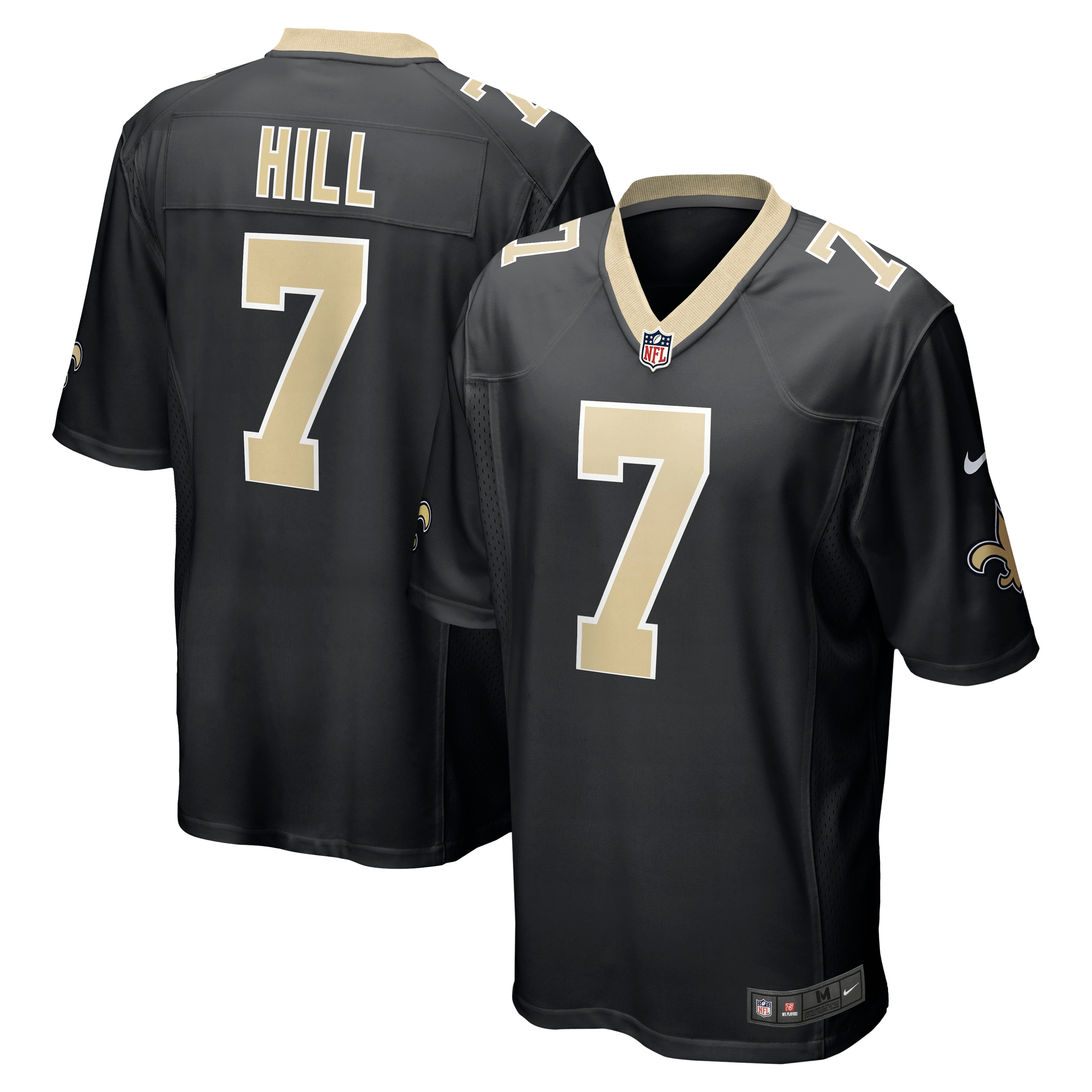 Taysom Hill New Orleans Saints Game Jersey - Black
