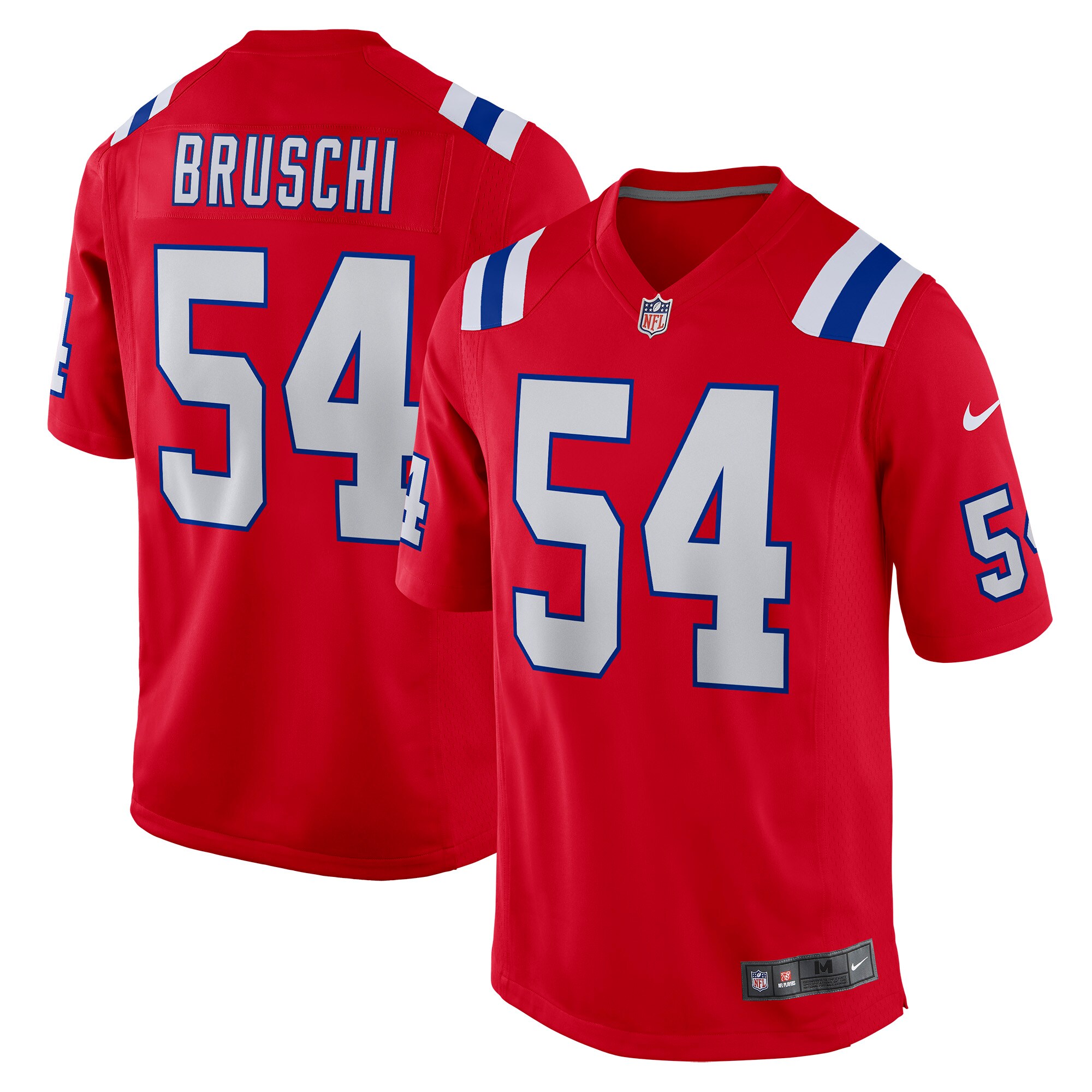 Tedy Bruschi New England Patriots Retired Player Alternate Game Jersey - Red