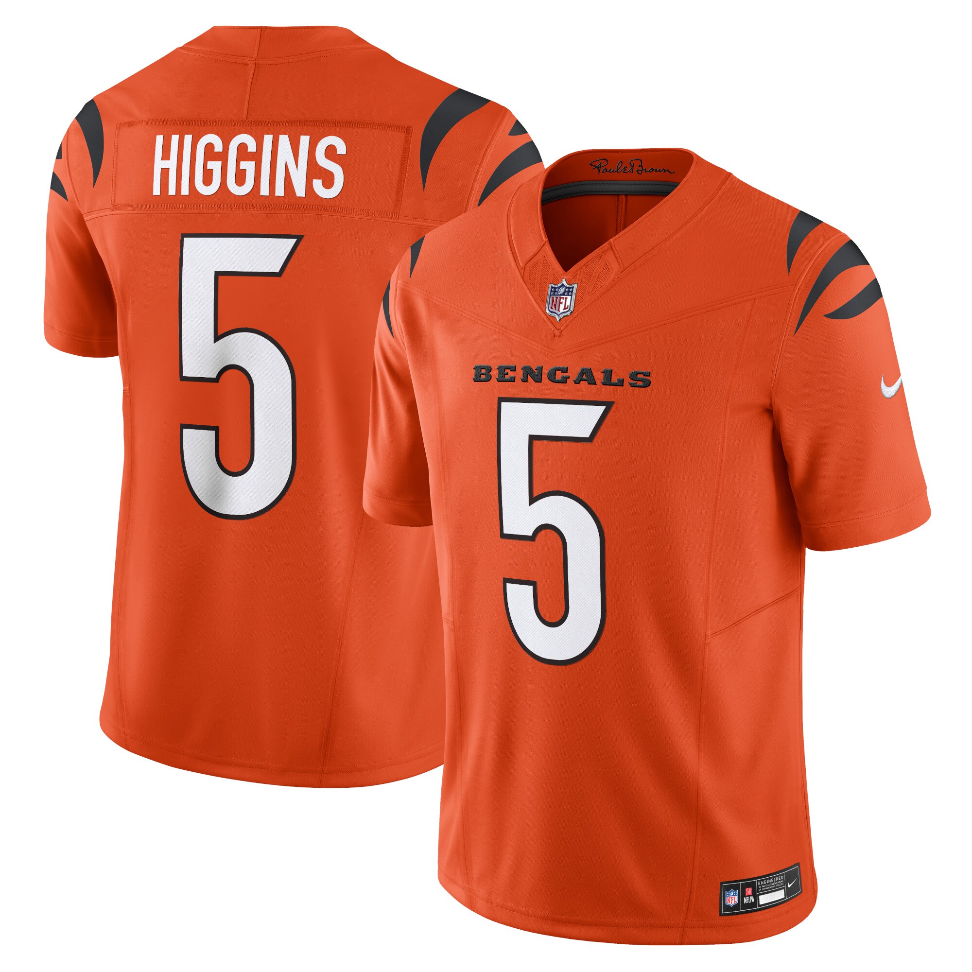 Tee Higgins Cincinnati Bengals Vapor F.U.S.E. Limited Jersey - Orange