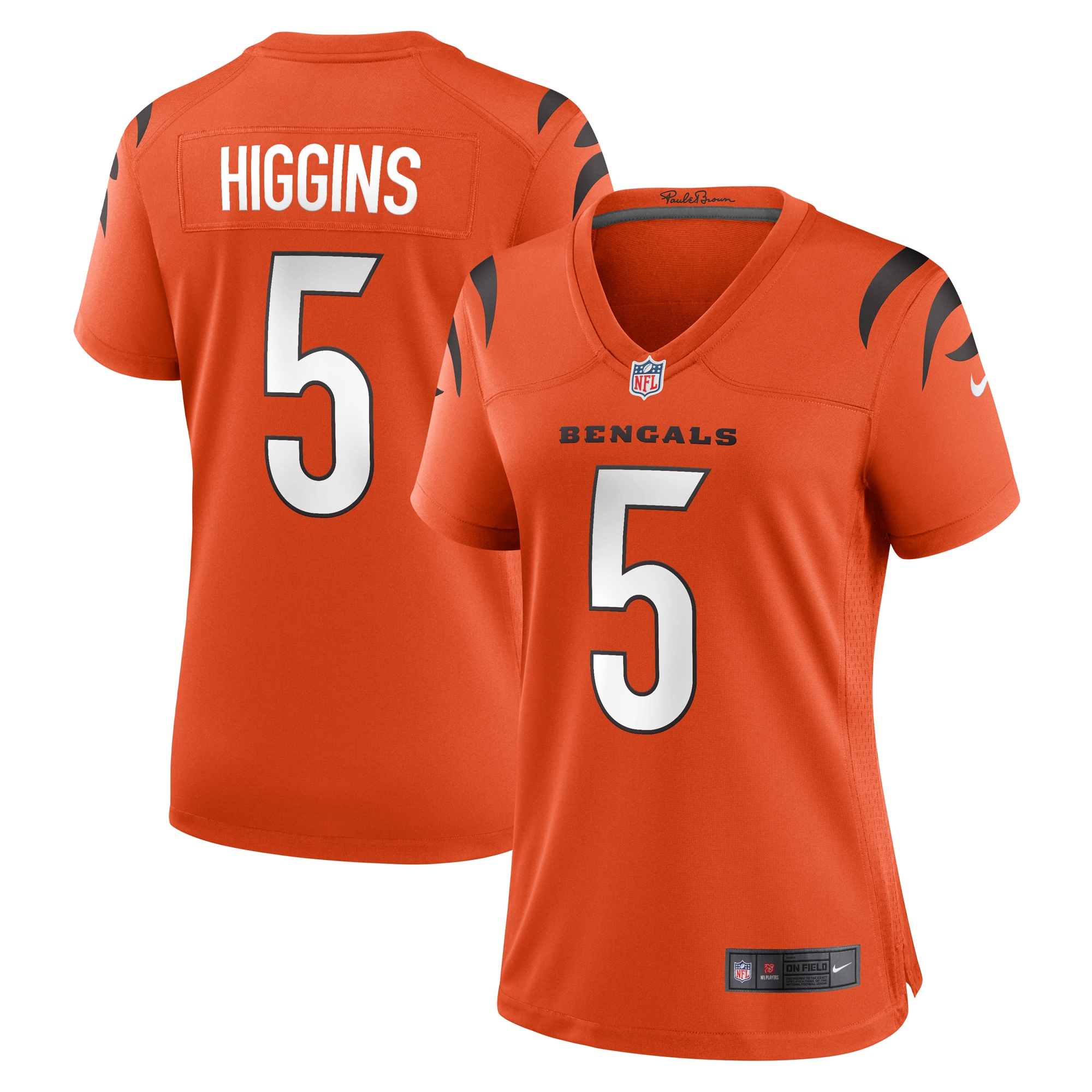 Tee Higgins Cincinnati Bengals Women's Alternate Game Player Jersey - Orange