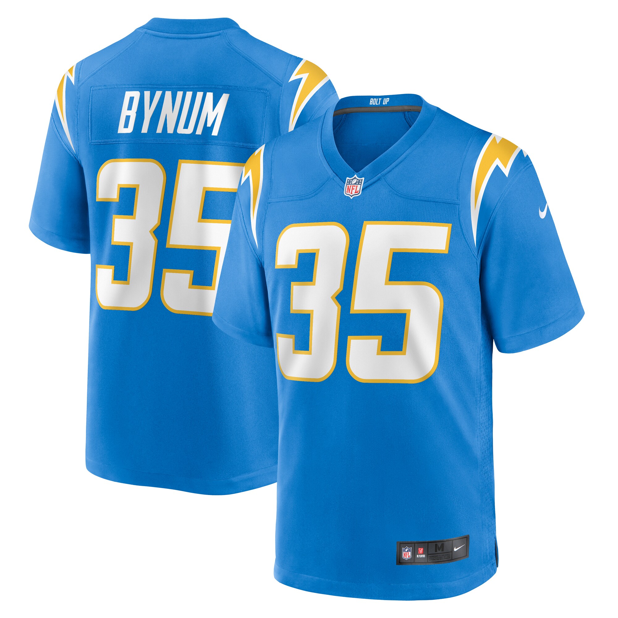 Terrell Bynum Los Angeles Chargers Team Game Jersey - Powder Blue