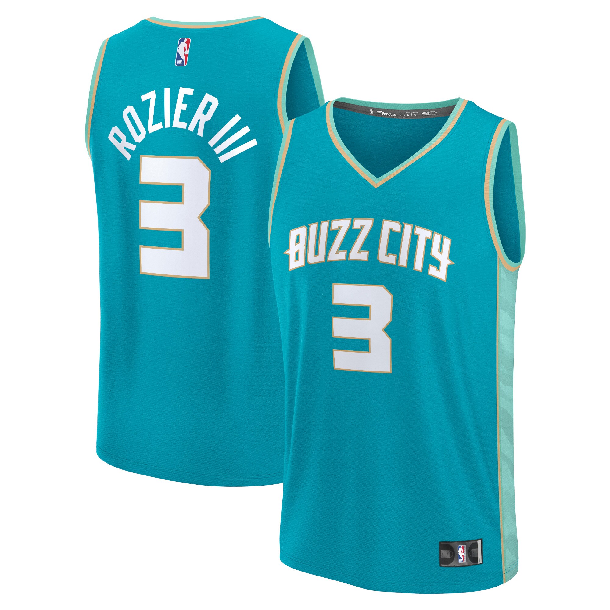 Terry Rozier Charlotte Hornets Fanatics Fast Break Jersey - Teal - City Edition