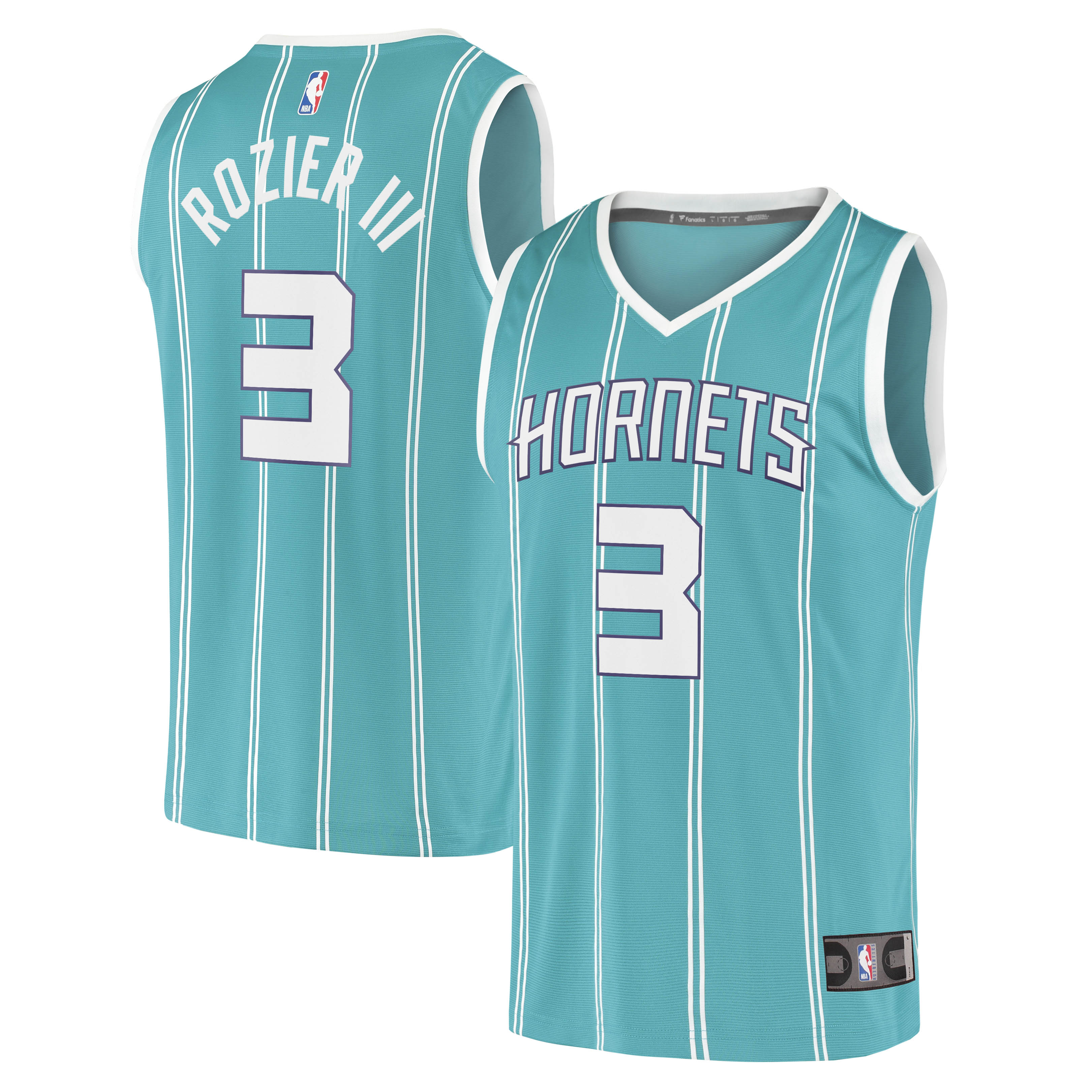 Terry Rozier III Charlotte Hornets Fanatics Fast Break Replica Player Jersey - Icon Edition - Teal
