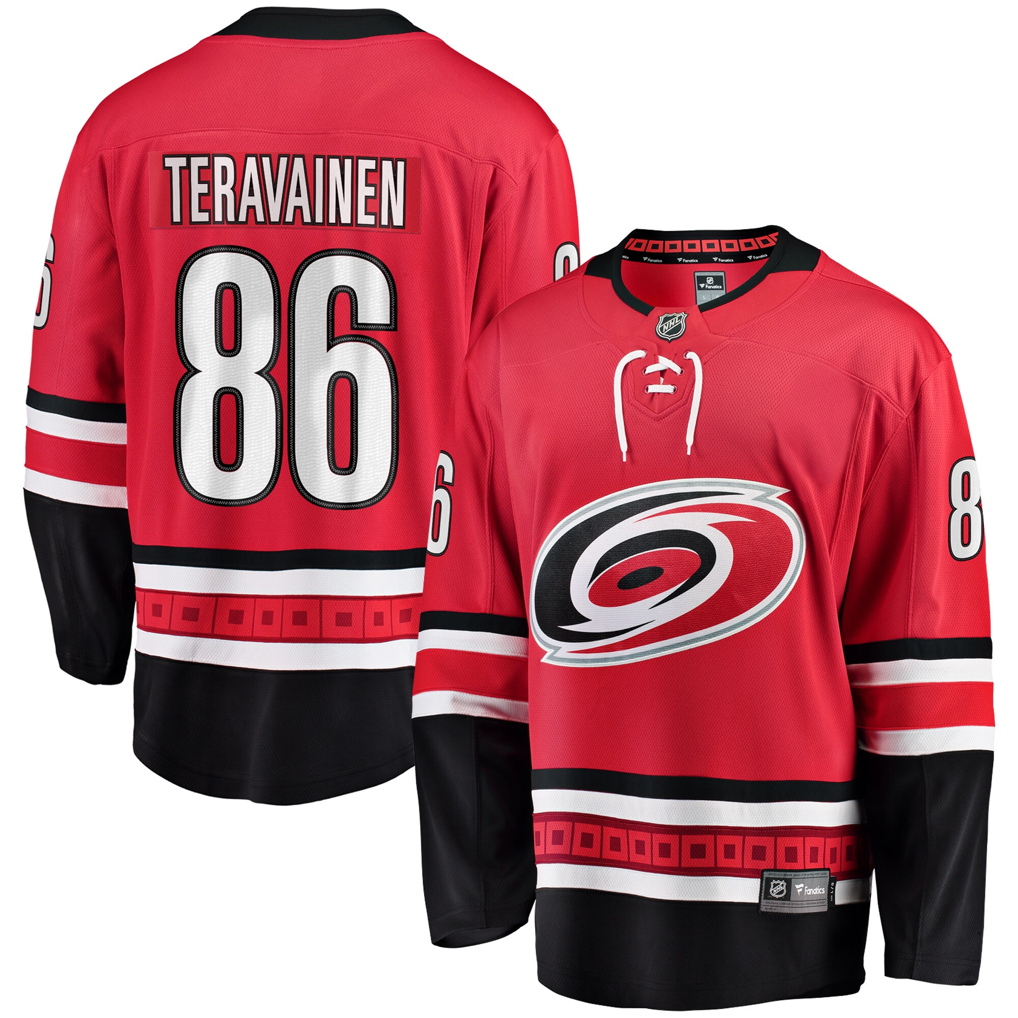 Teuvo Teravainen Carolina Hurricanes Fanatics Alternate Breakaway Player Jersey - Red