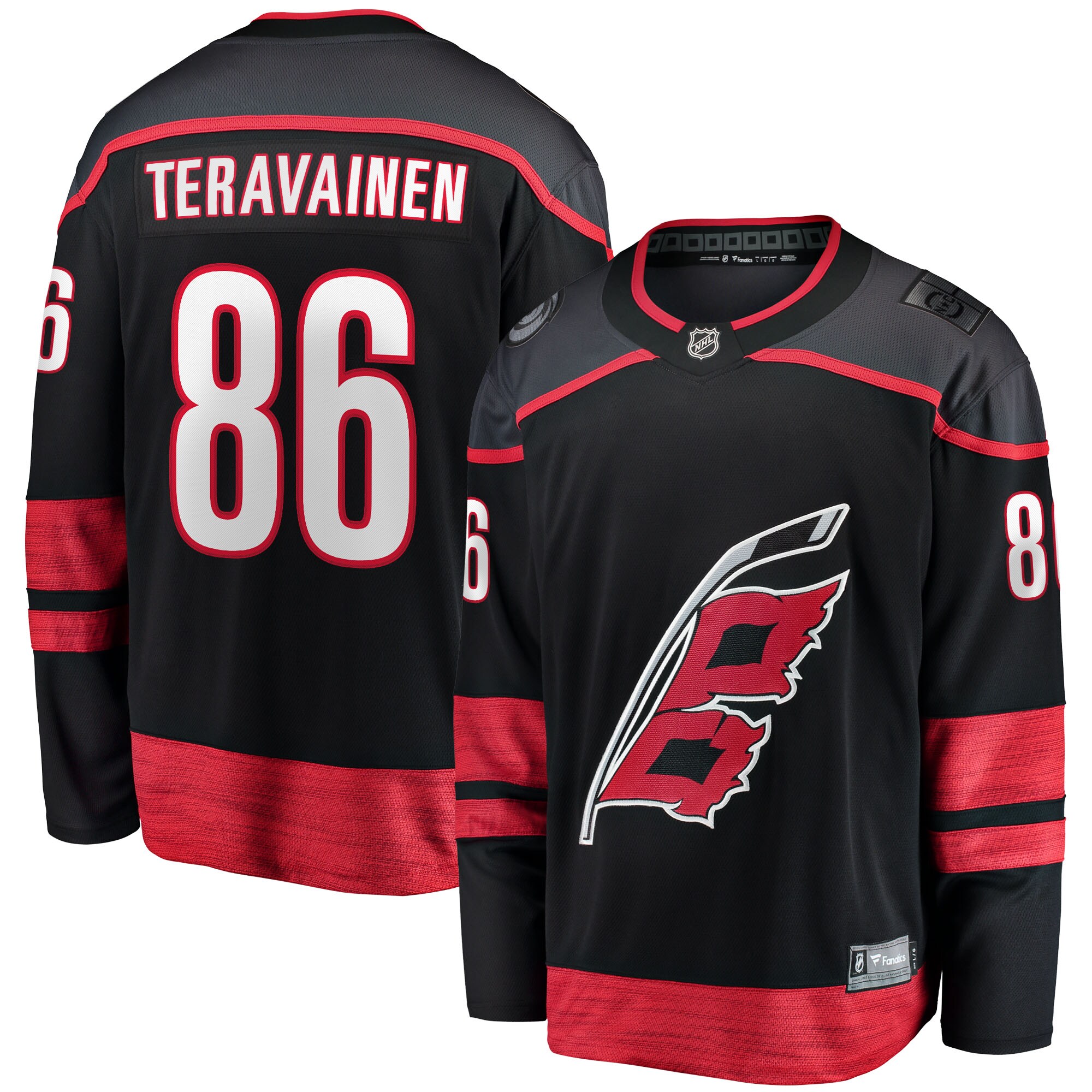 Teuvo Teravainen Carolina Hurricanes Fanatics Home Breakaway Player Jersey - Black