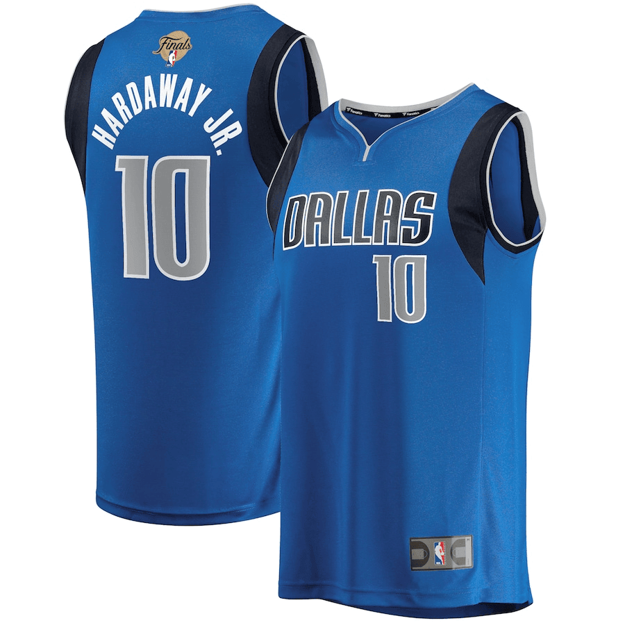 Tim Hardaway Jr. 10 Dallas Mavericks Fanatics 2024 NBA Finals Fast Break Jersey - Icon Edition - Blue