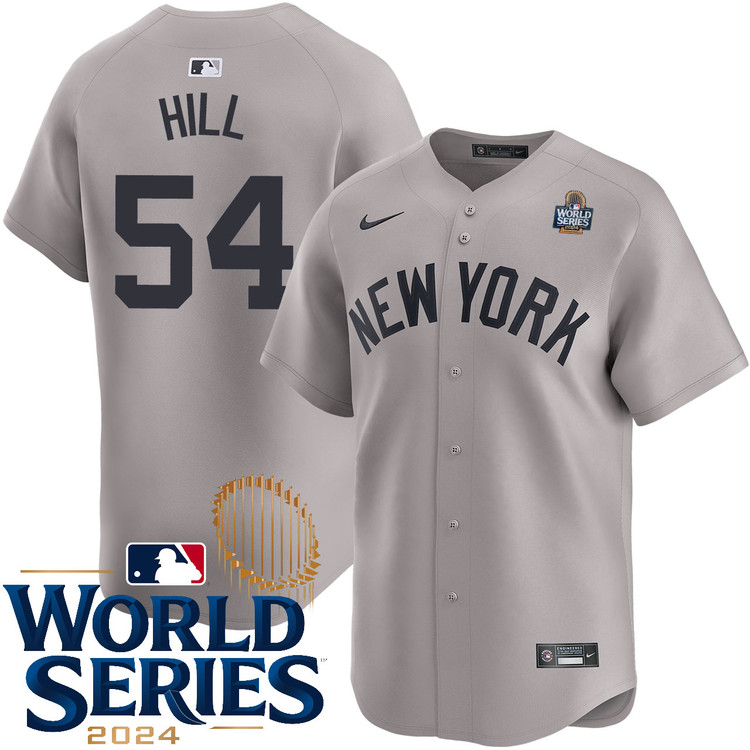 Tim Hill New York Yankees Road Limited World Series Jersey