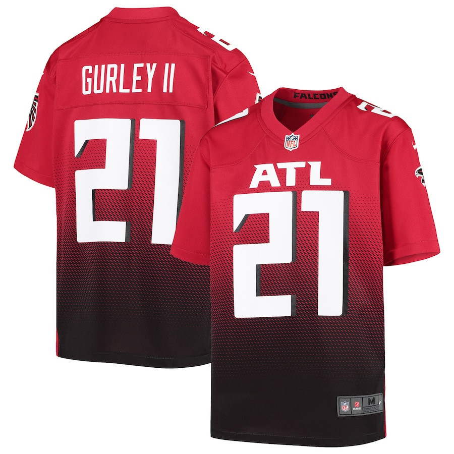 Todd Gurley II 21 Atlanta Falcons YOUTH Game Jersey - Red
