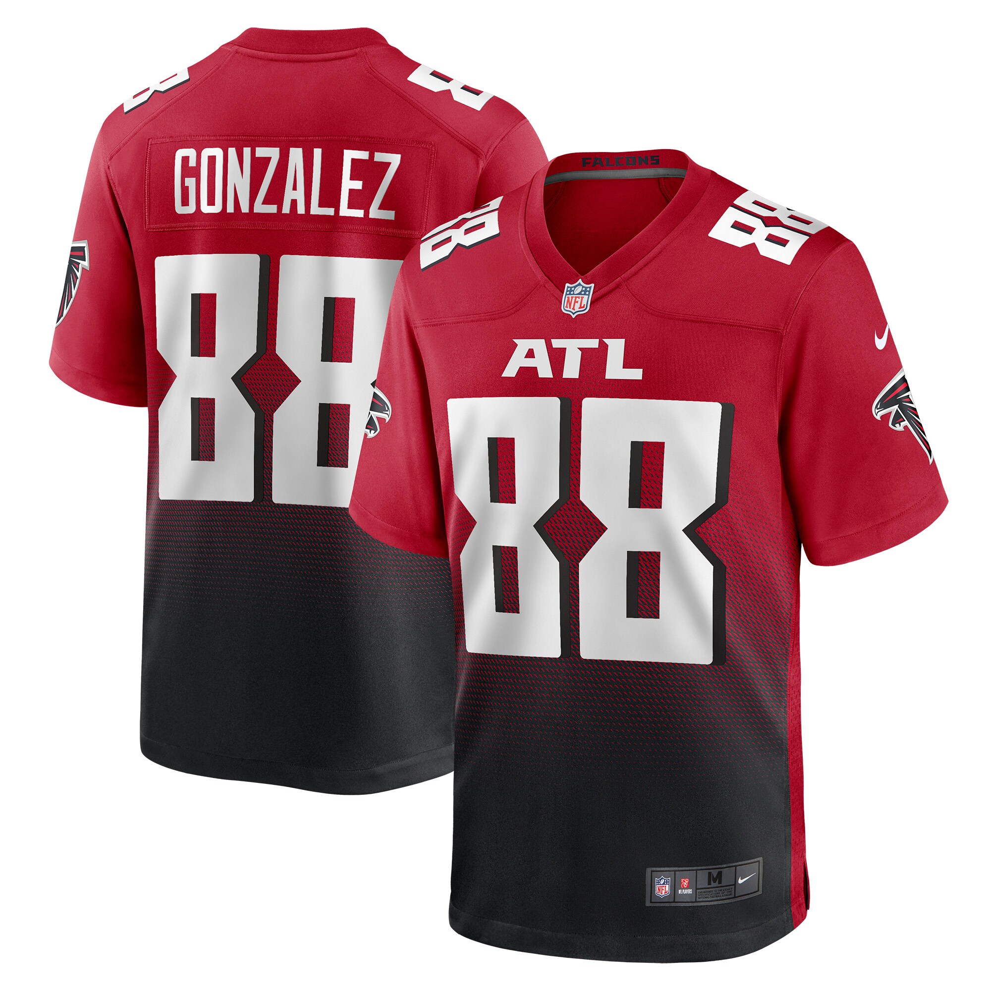 Tony Gonzalez Atlanta Falcons Retired Player Alternate Game Jersey - Red
