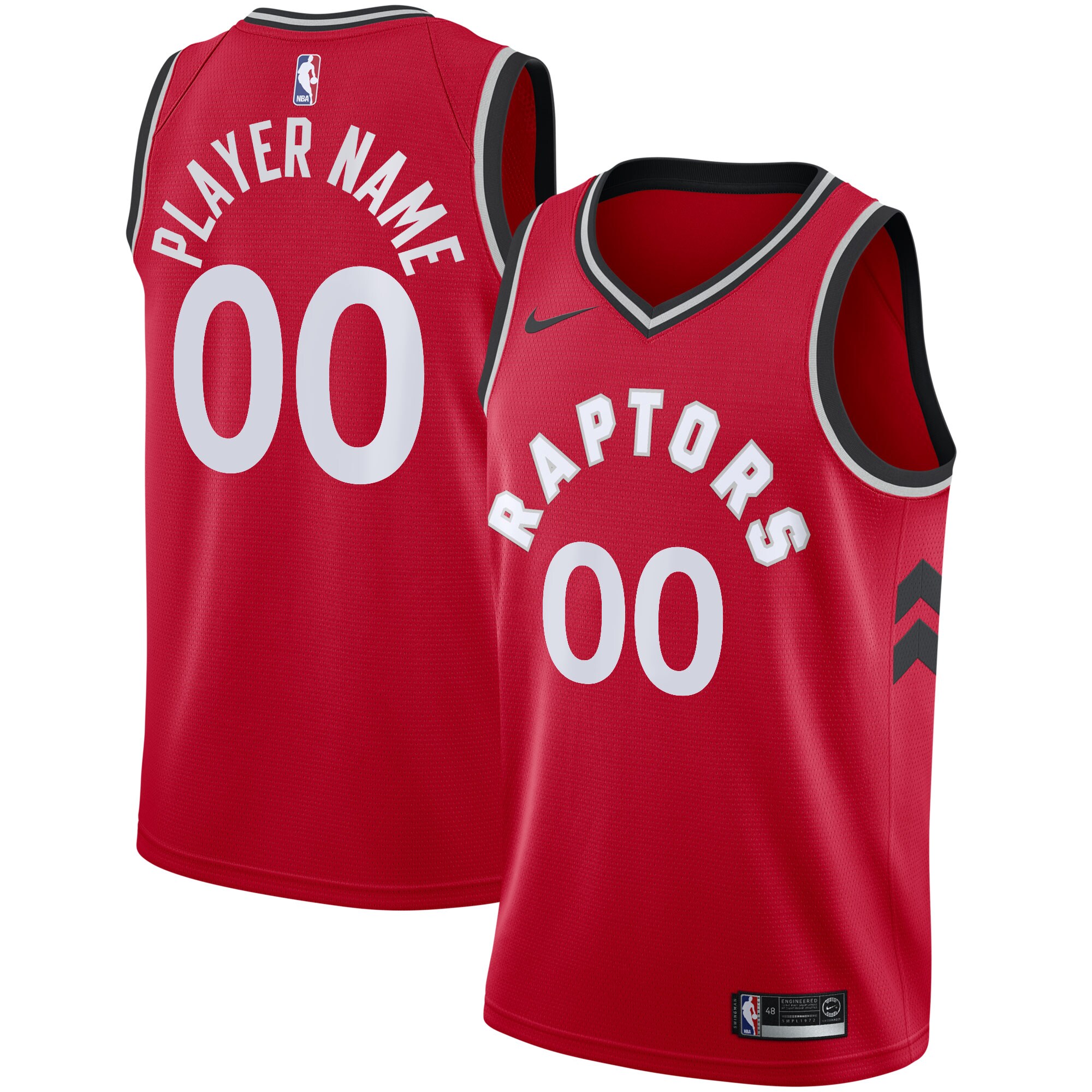 Toronto Raptors 2020\/21 Swingman Custom Jersey - Icon Edition - Red