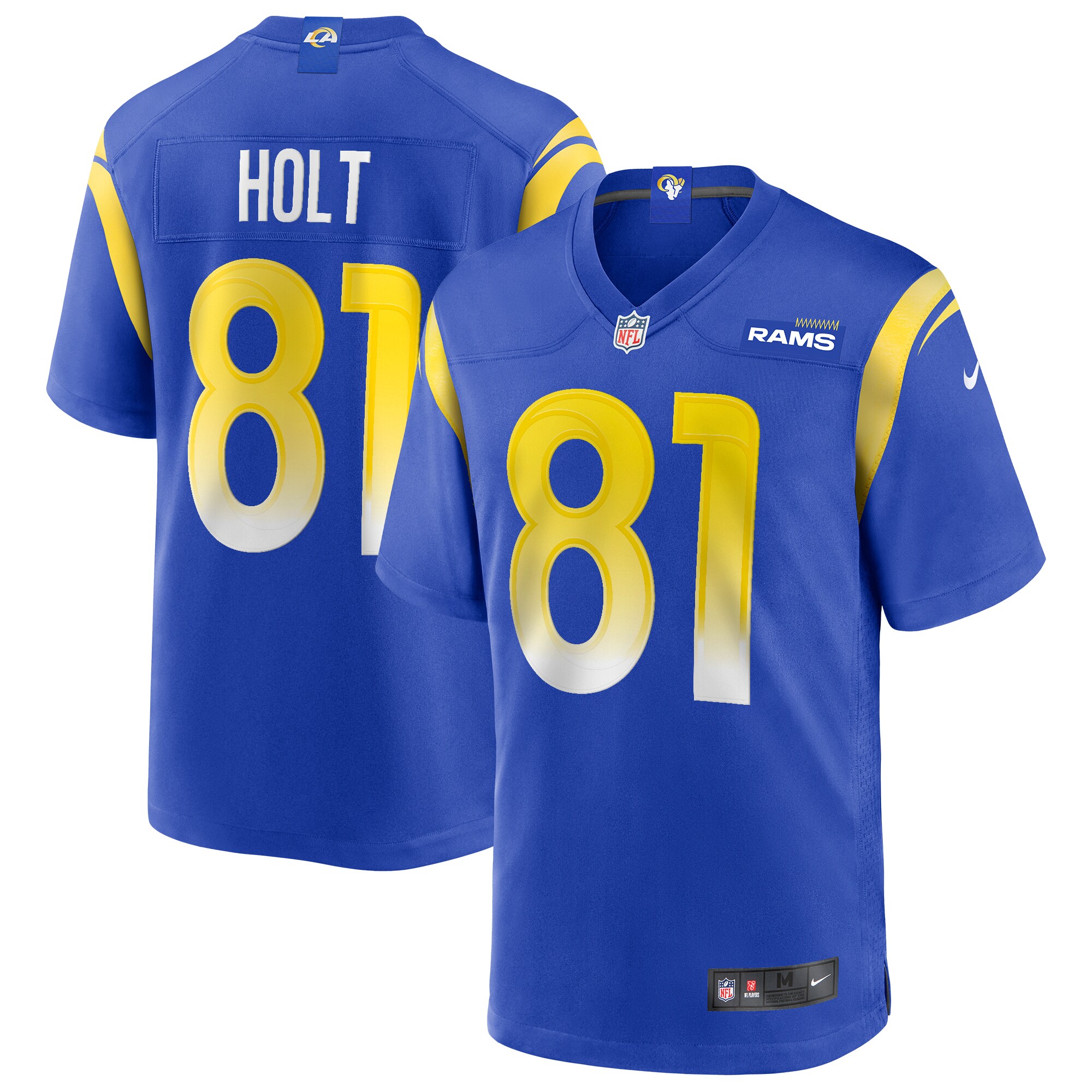 Torry Holt Los Angeles Rams Game Retired Player Jersey - Royal
