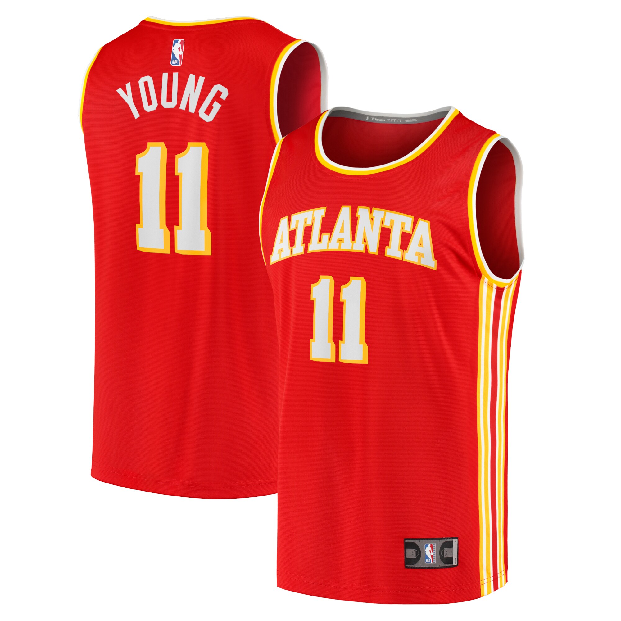 Trae Young Atlanta Hawks Fanatics Fast Break Replica Jersey - Icon Edition - Red