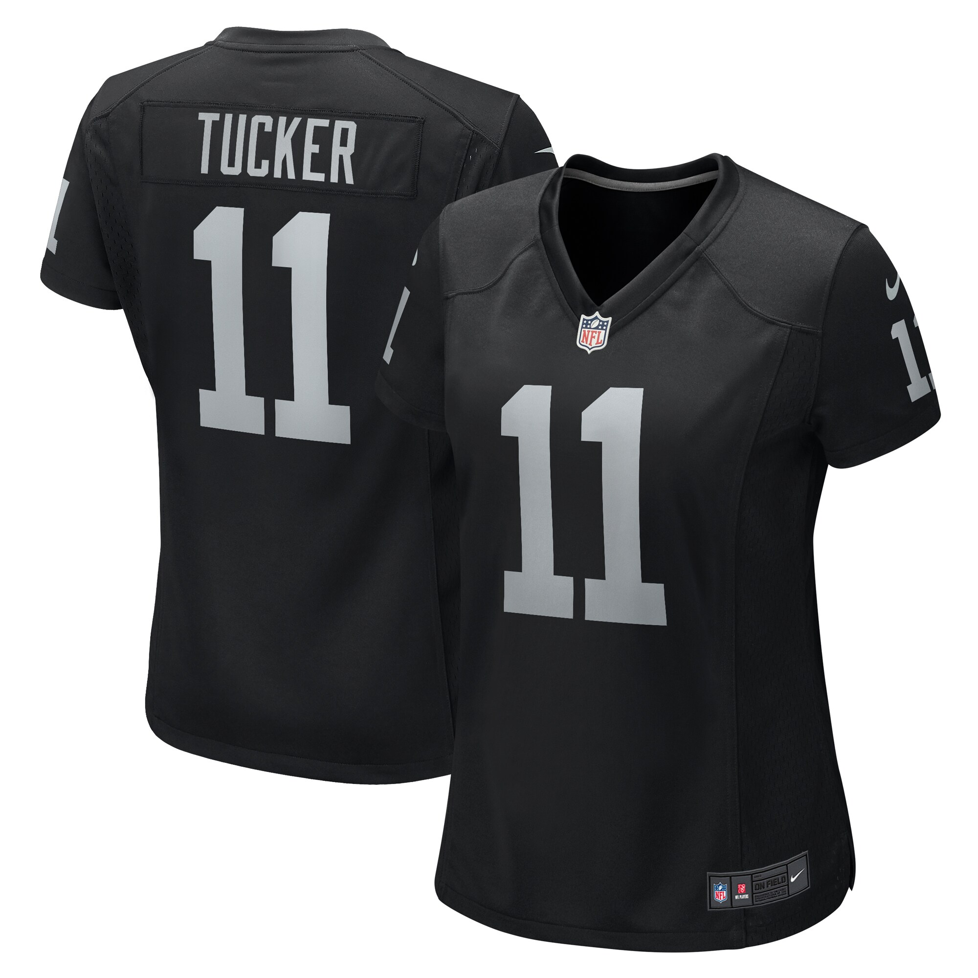 Tre Tucker Las Vegas Raiders Women's Team Game Jersey - Black