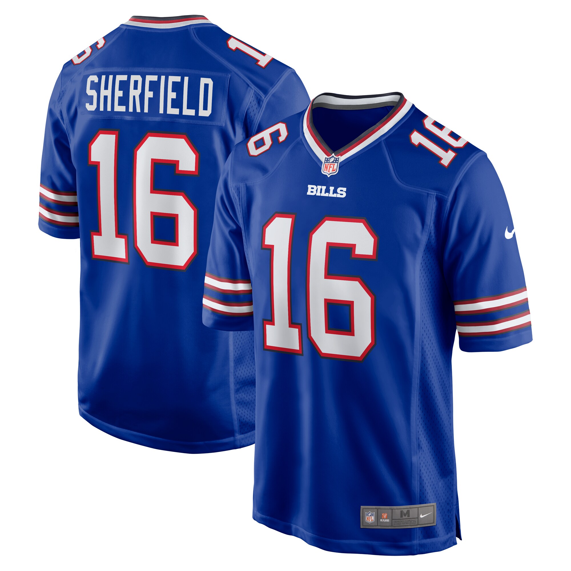 Trent Sherfield Buffalo Bills Game Player Jersey - Royal