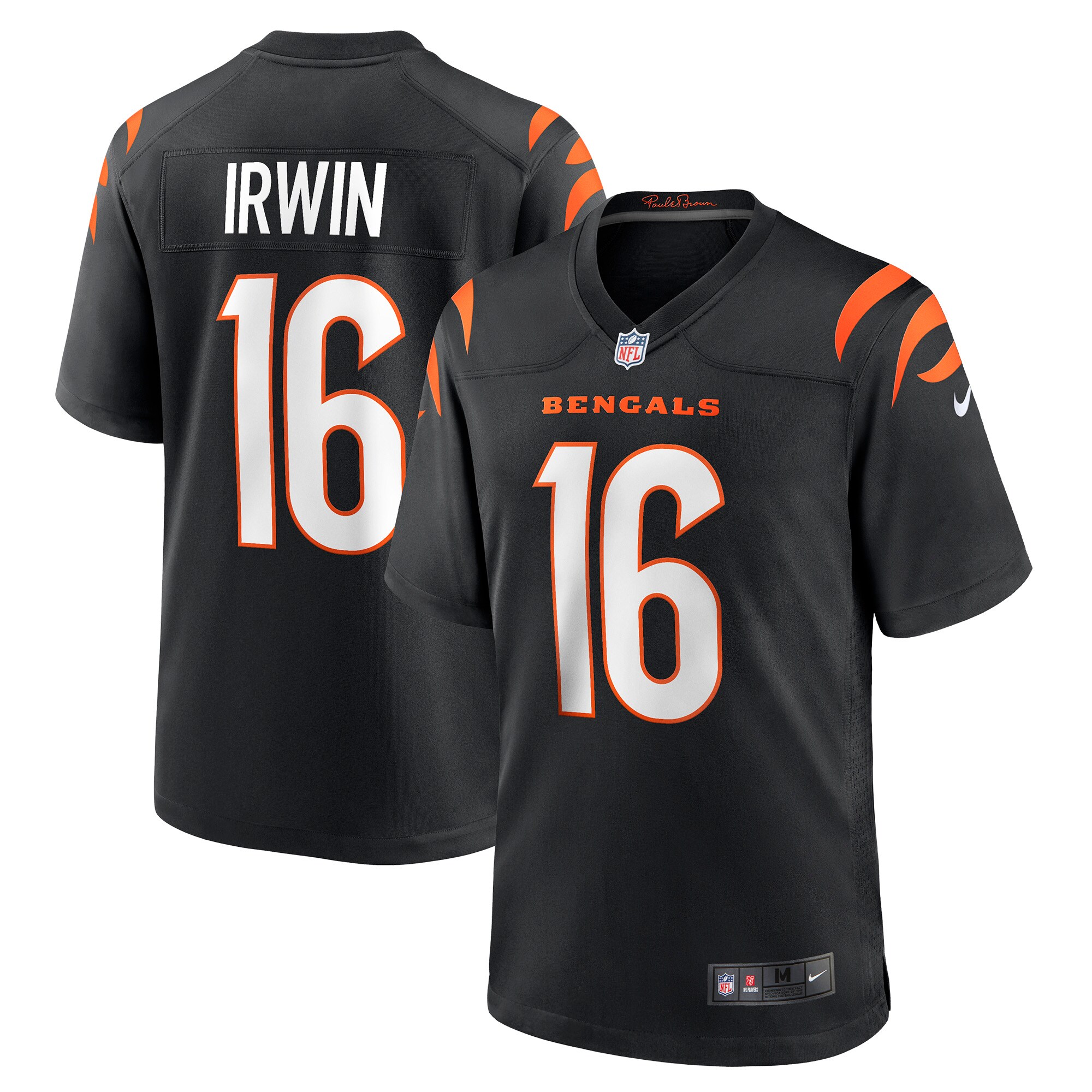 Trenton Irwin Cincinnati Bengals Game Player Jersey - Black