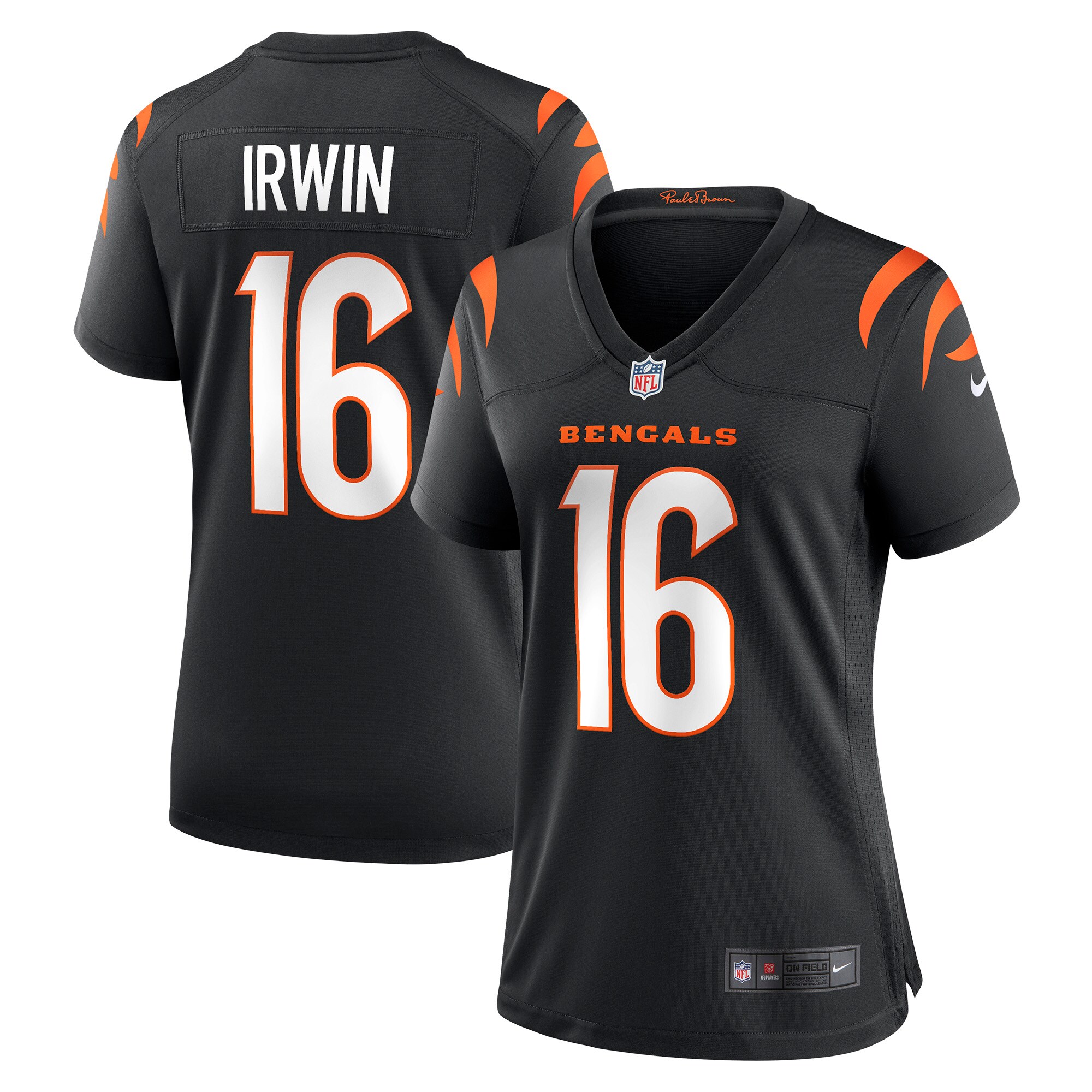 Trenton Irwin Cincinnati Bengals Women's Game Player Jersey - Black
