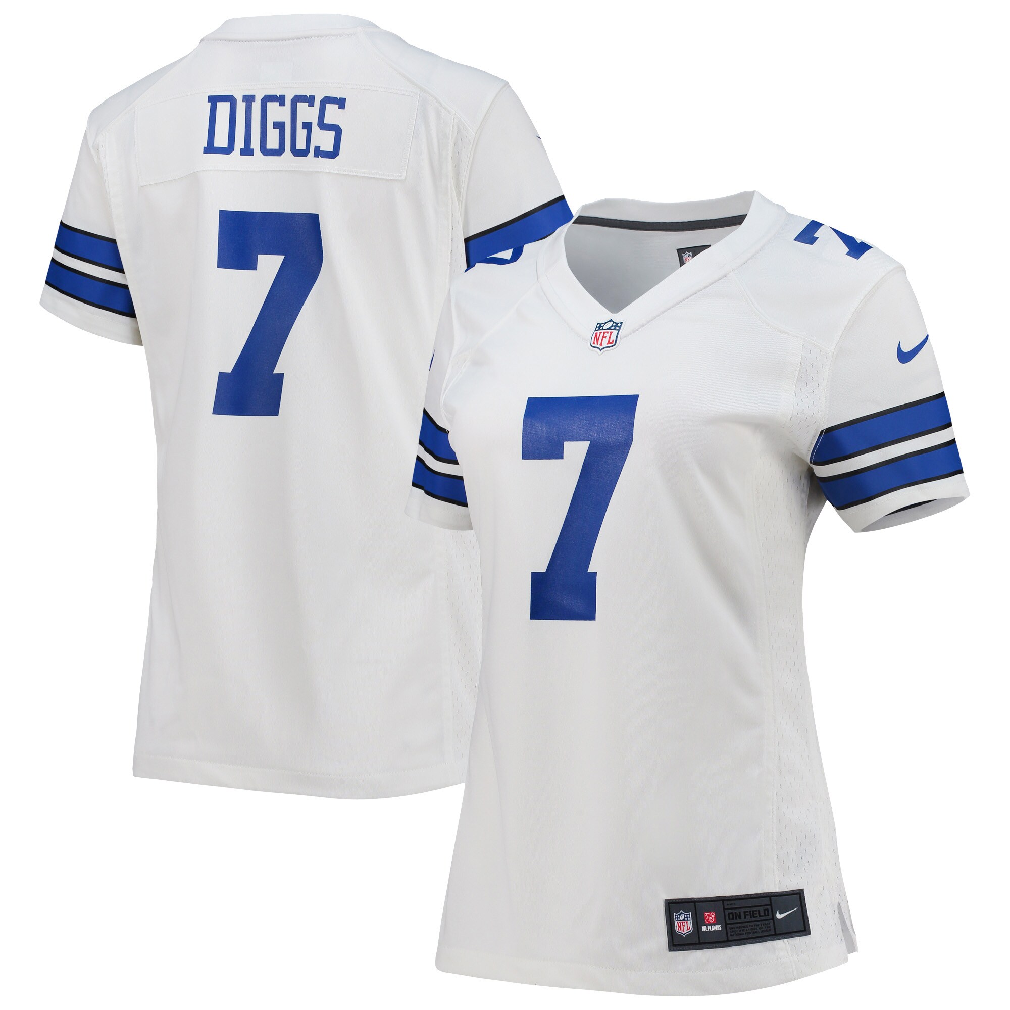 Trevon Diggs Dallas Cowboys Women's Game Jersey - White