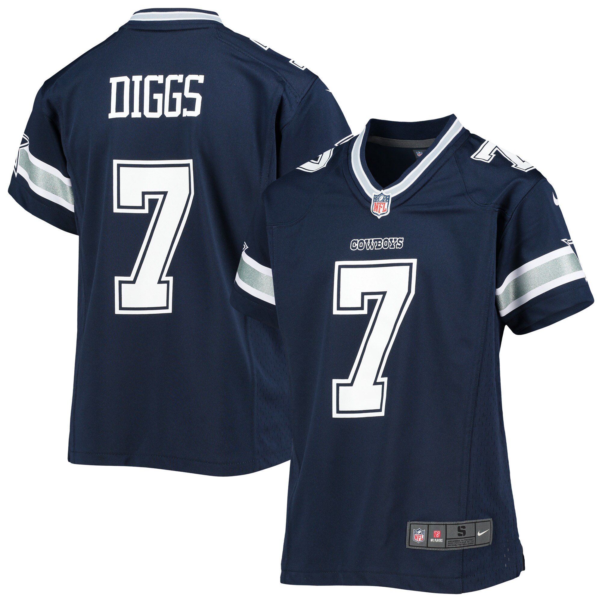 Trevon Diggs Dallas Cowboys Youth Game Jersey - Navy