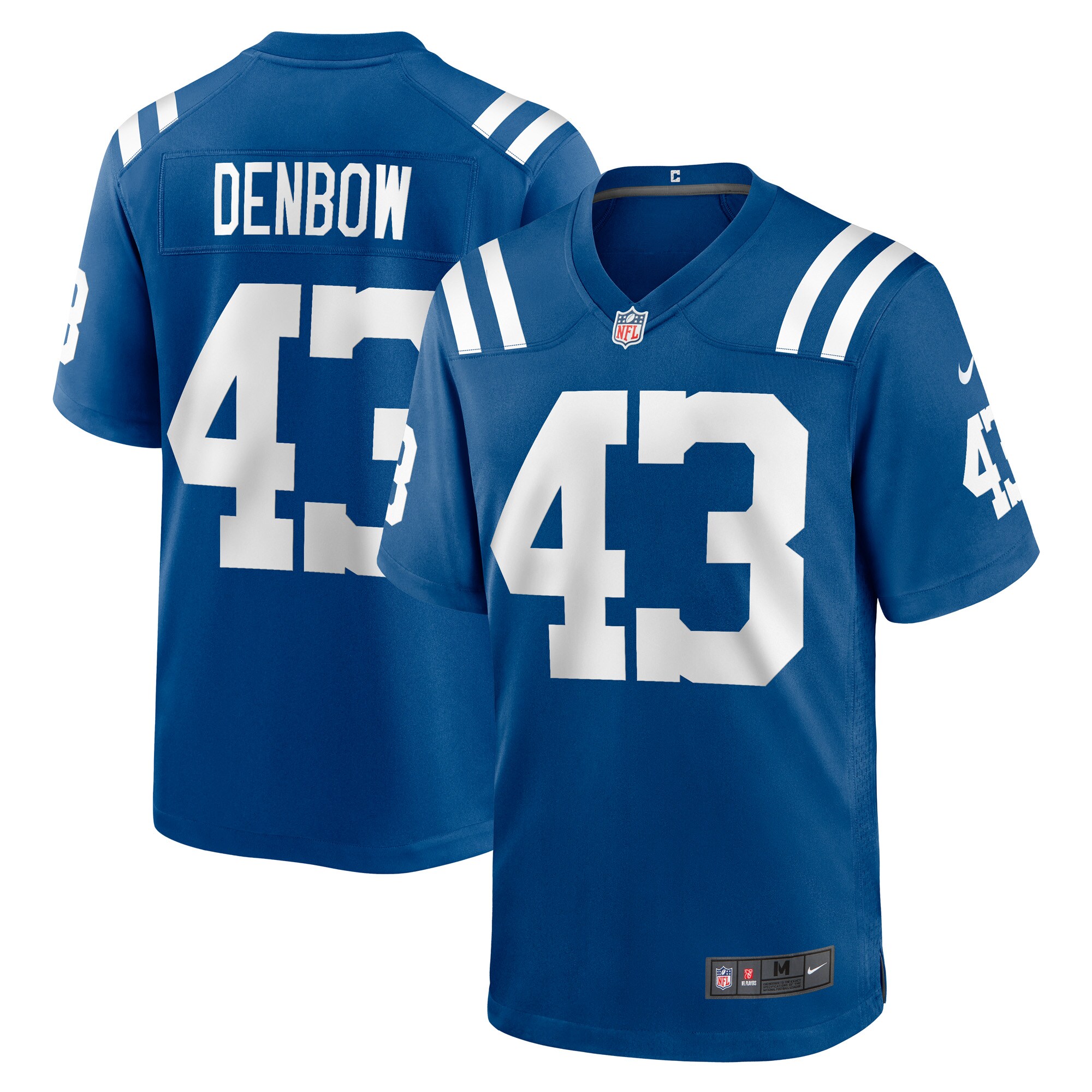 Trevor Denbow Indianapolis Colts Game Player Jersey - Royal