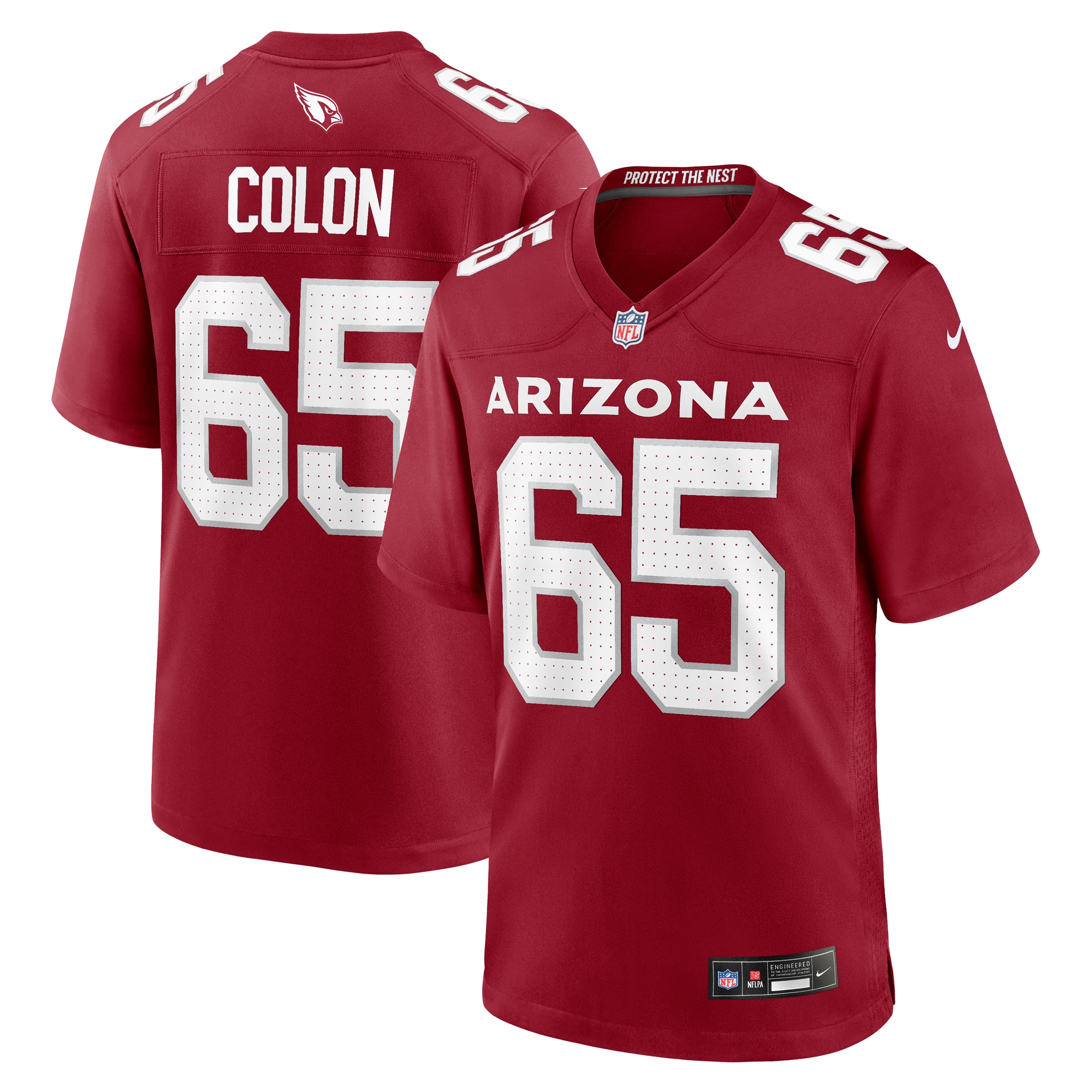 Trystan Colon Arizona Cardinals Team Game Jersey - Cardinal