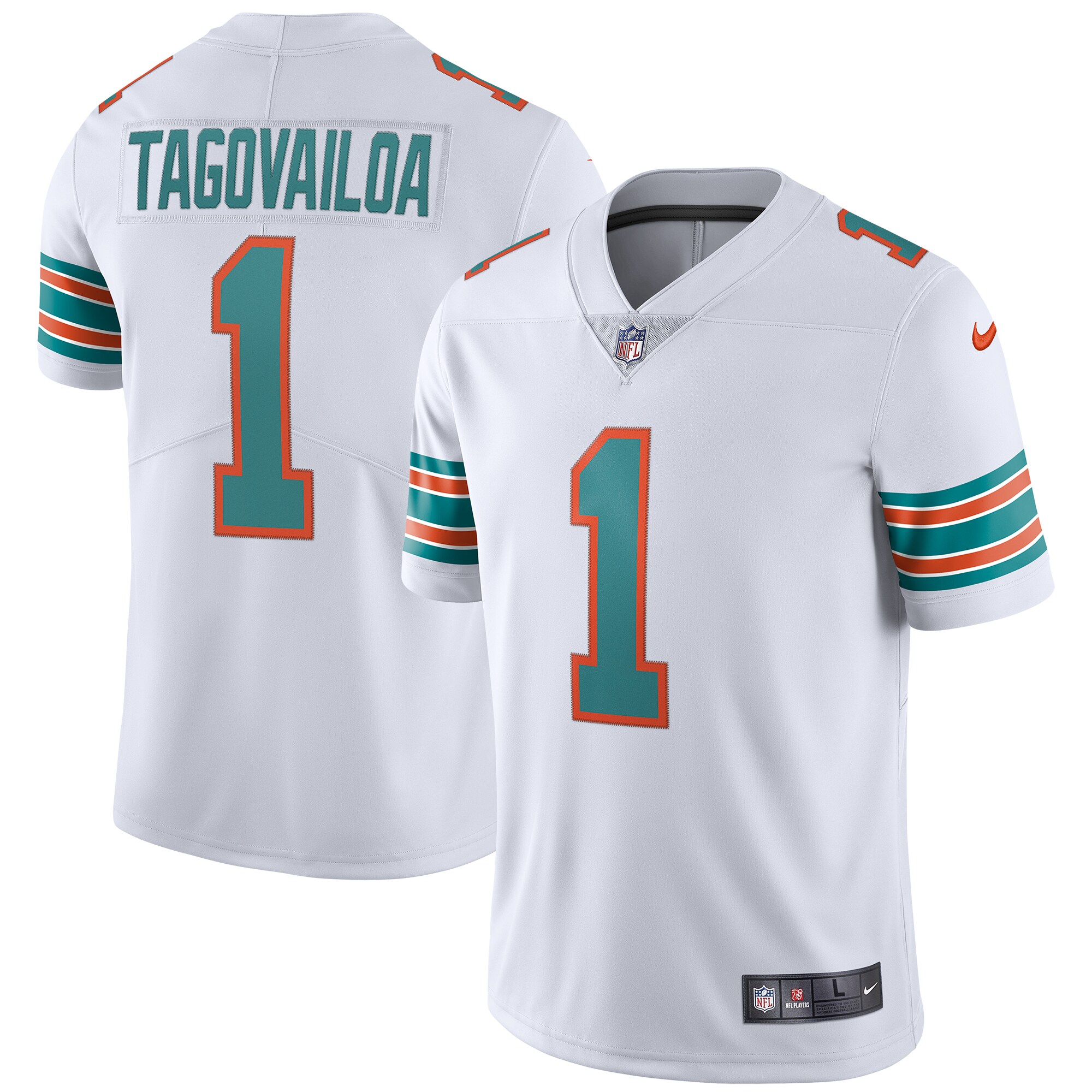 Tua Tagovailoa Miami Dolphins 2nd Alternate Vapor Limited Jersey - White