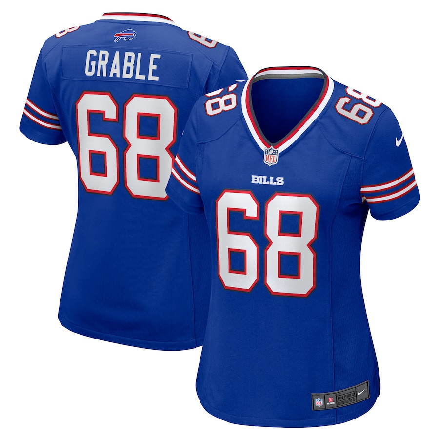 Tylan Grable 68 Buffalo Bills Women's Game Jersey - Royal