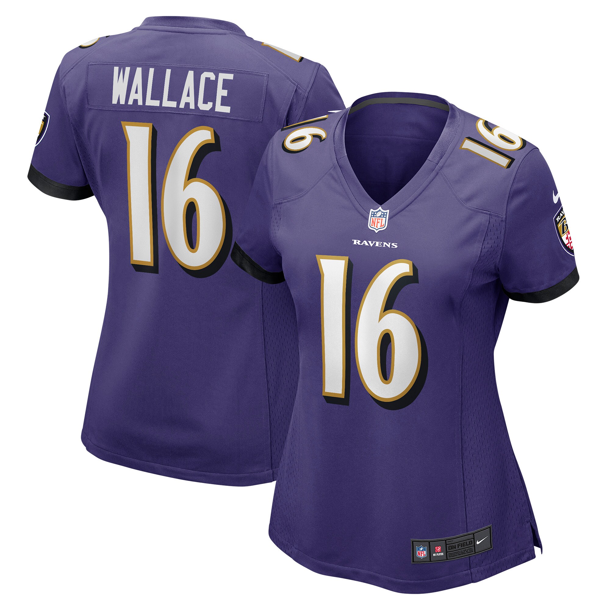 Tylan Wallace Baltimore Ravens Women's Game Jersey - Purple