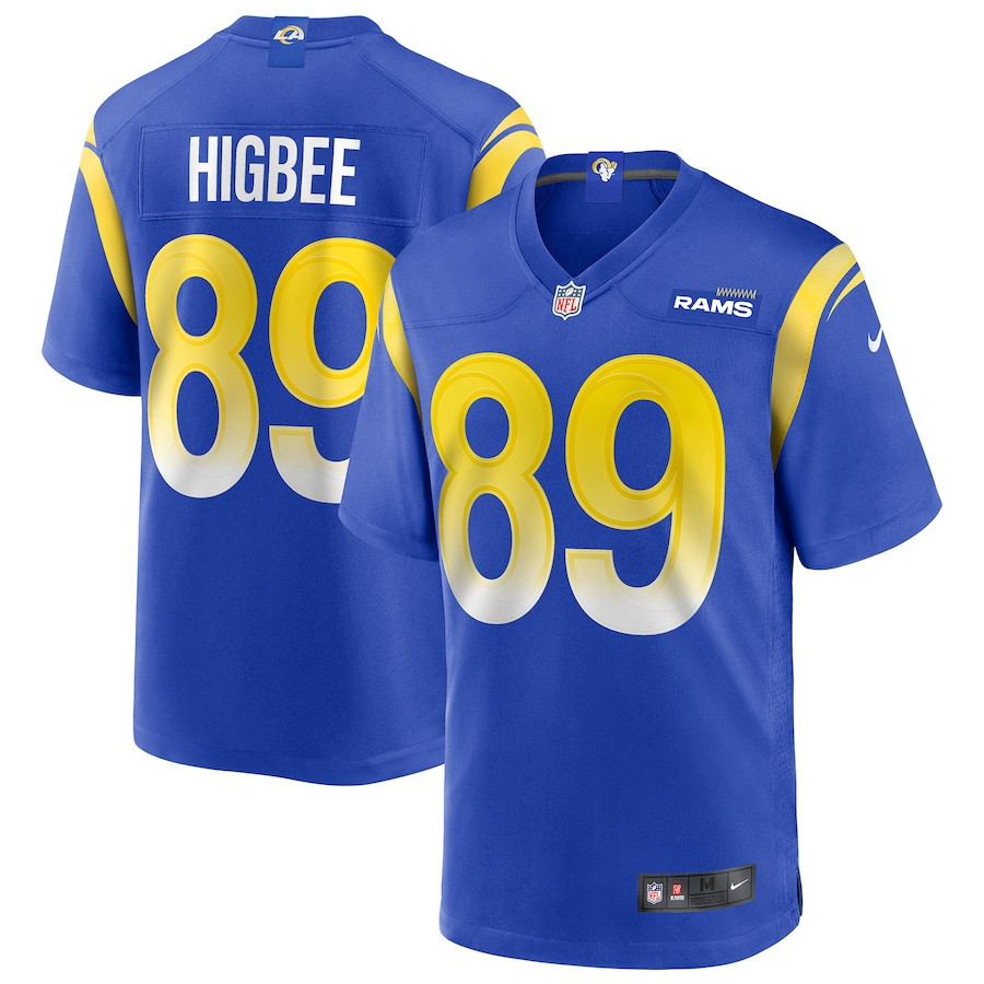Tyler Higbee 89 Los Angeles Rams Men Game Jersey - Royal