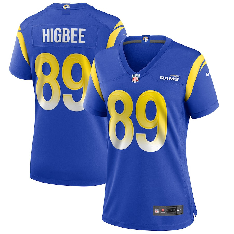 Tyler Higbee 89 Los Angeles Rams Women Game Jersey - Royal