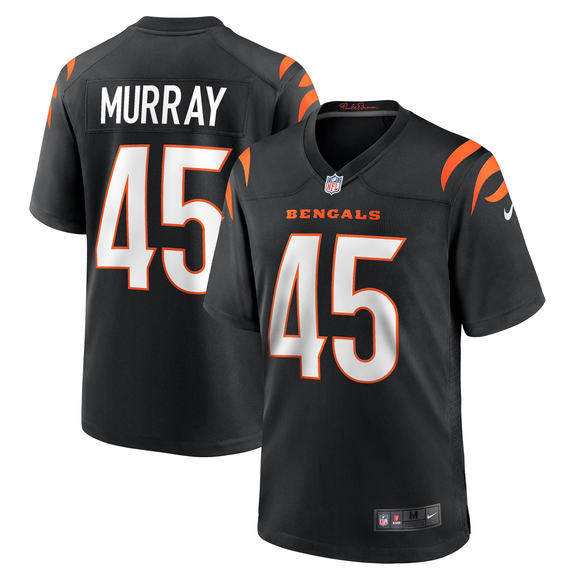 Tyler Murray Cincinnati Bengals Team Game Jersey - Black