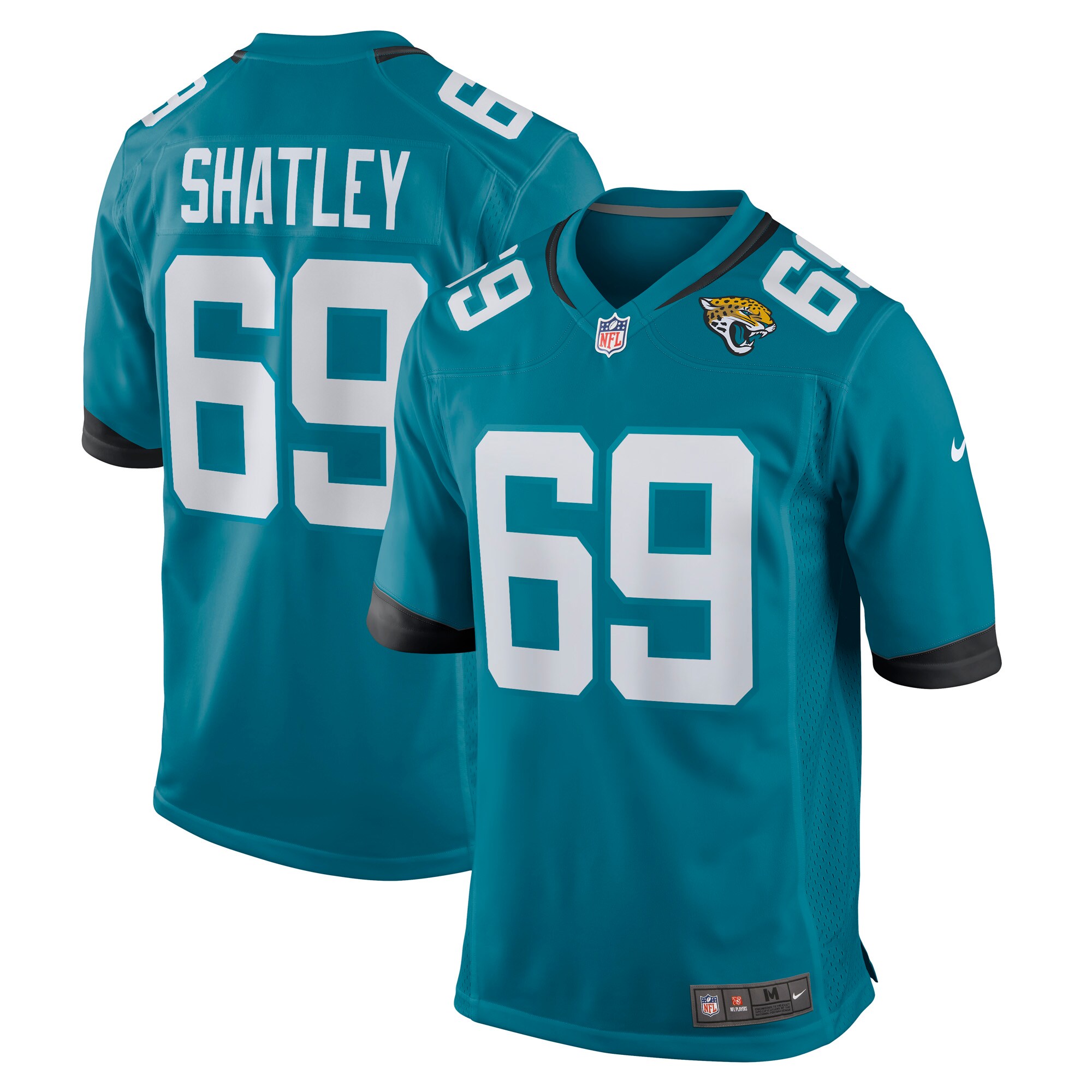 Tyler Shatley Jacksonville Jaguars Game Jersey - Teal