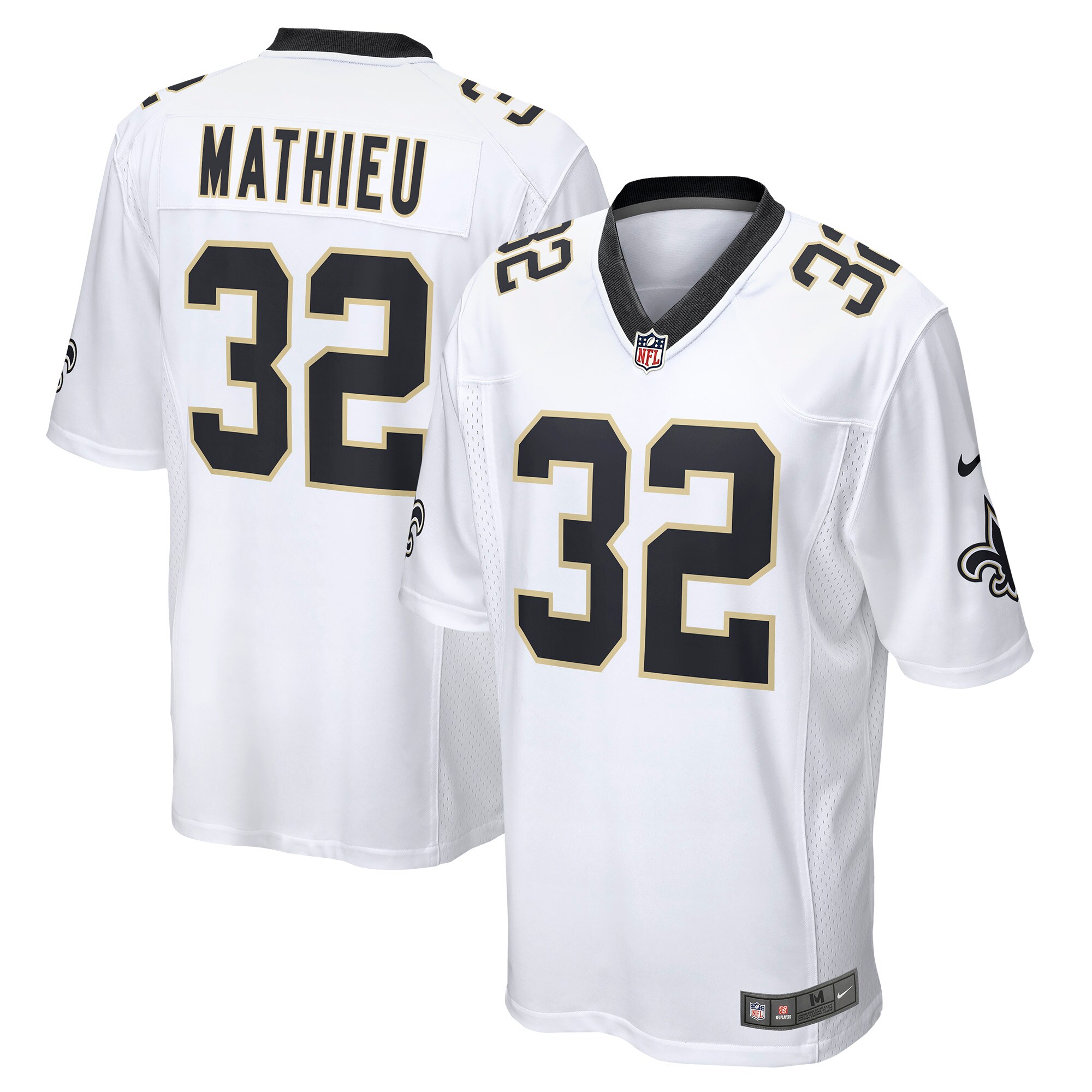 Tyrann Mathieu New Orleans Saints Game Jersey - White