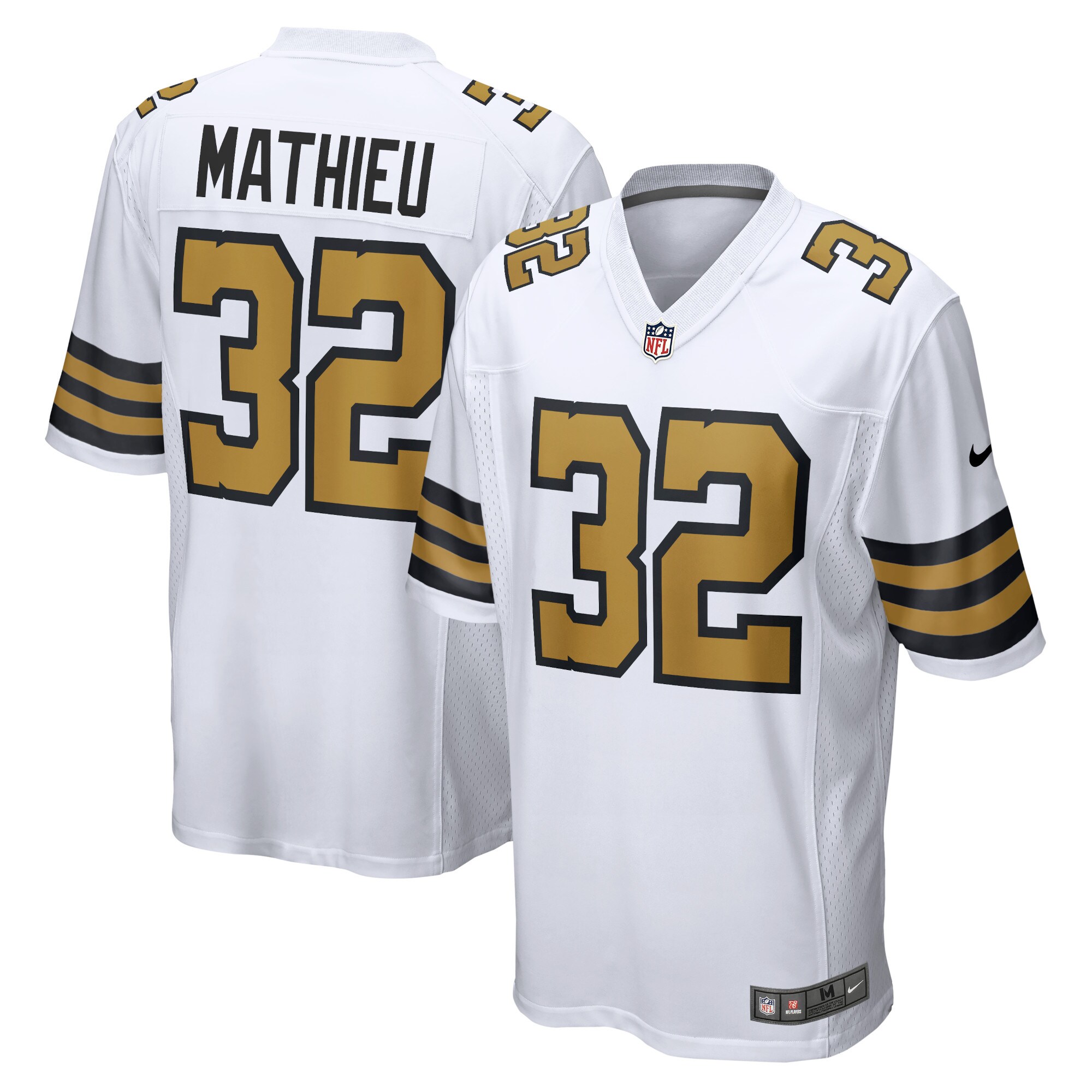 Tyrann Mathieu New Orleans Saints Player Game Jersey - White