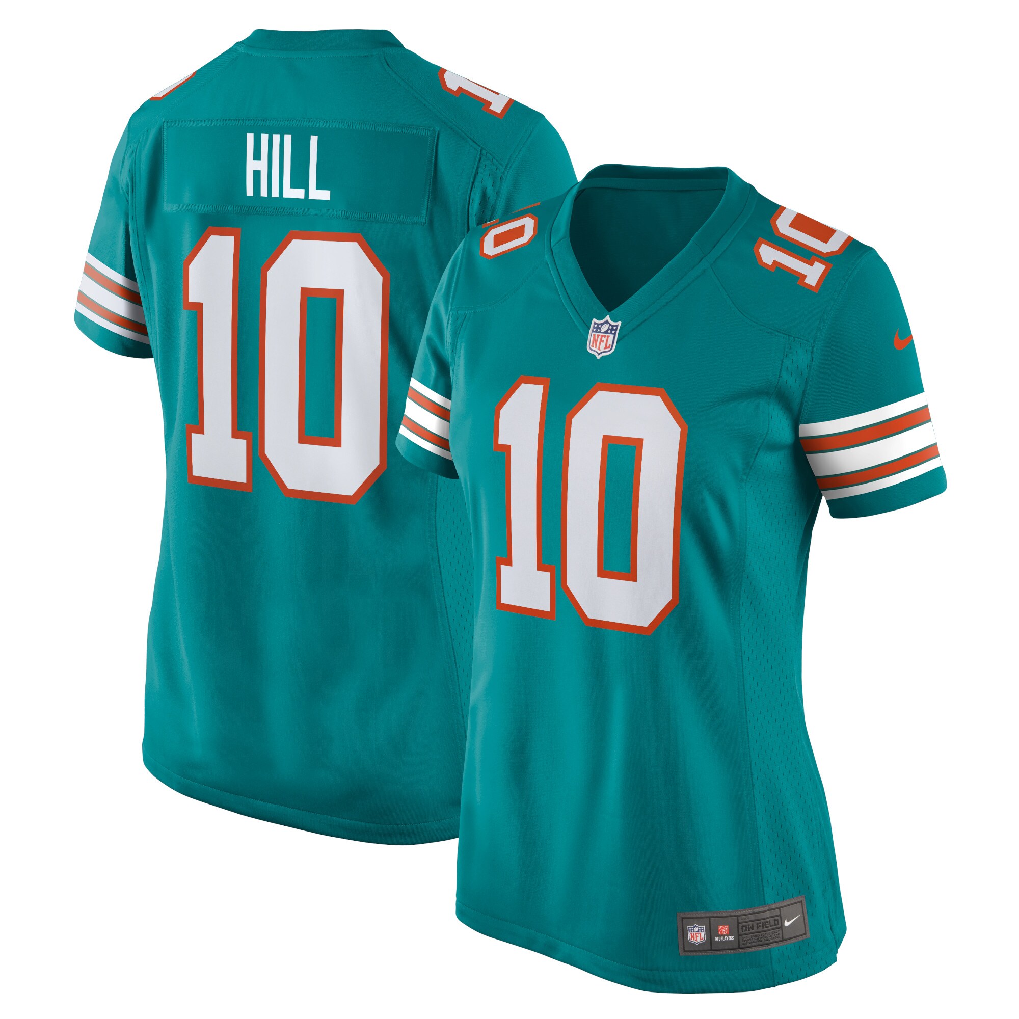 Tyreek Hill Miami Dolphins Women's Alternate Game Jersey - Aqua