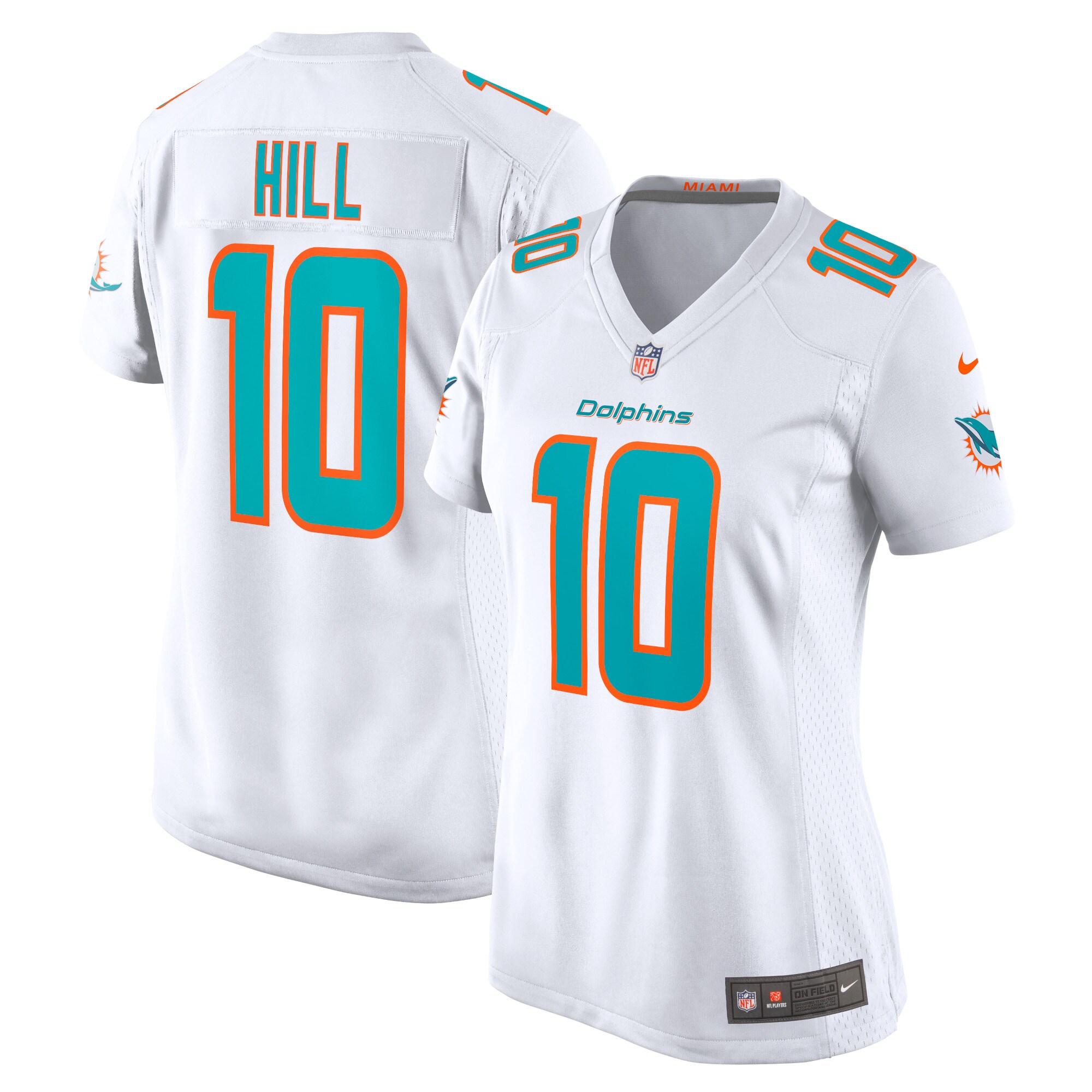 Tyreek Hill Miami Dolphins Women's Player Jersey - White