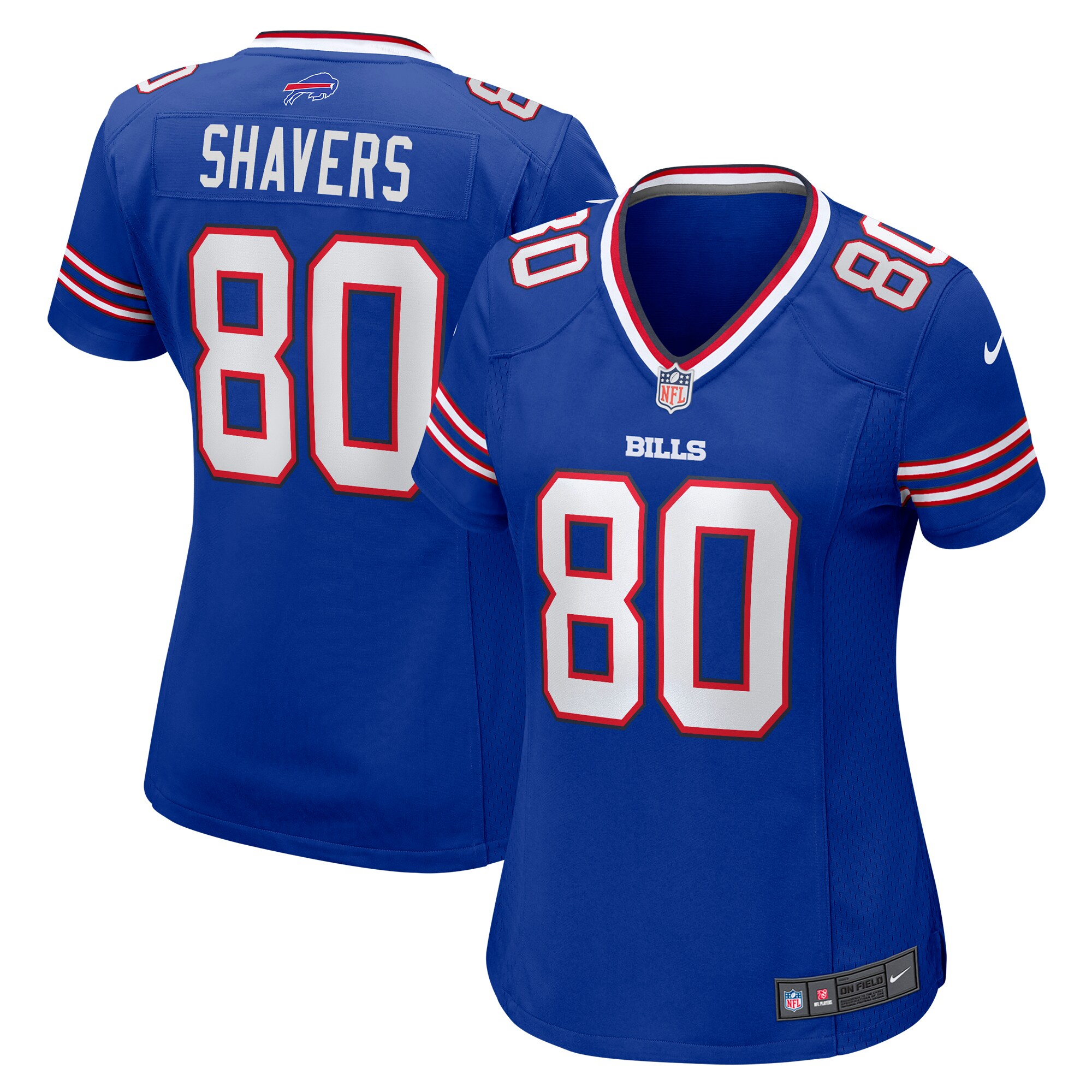 Tyrell Shavers Buffalo Bills Women's Team Game Jersey - Royal