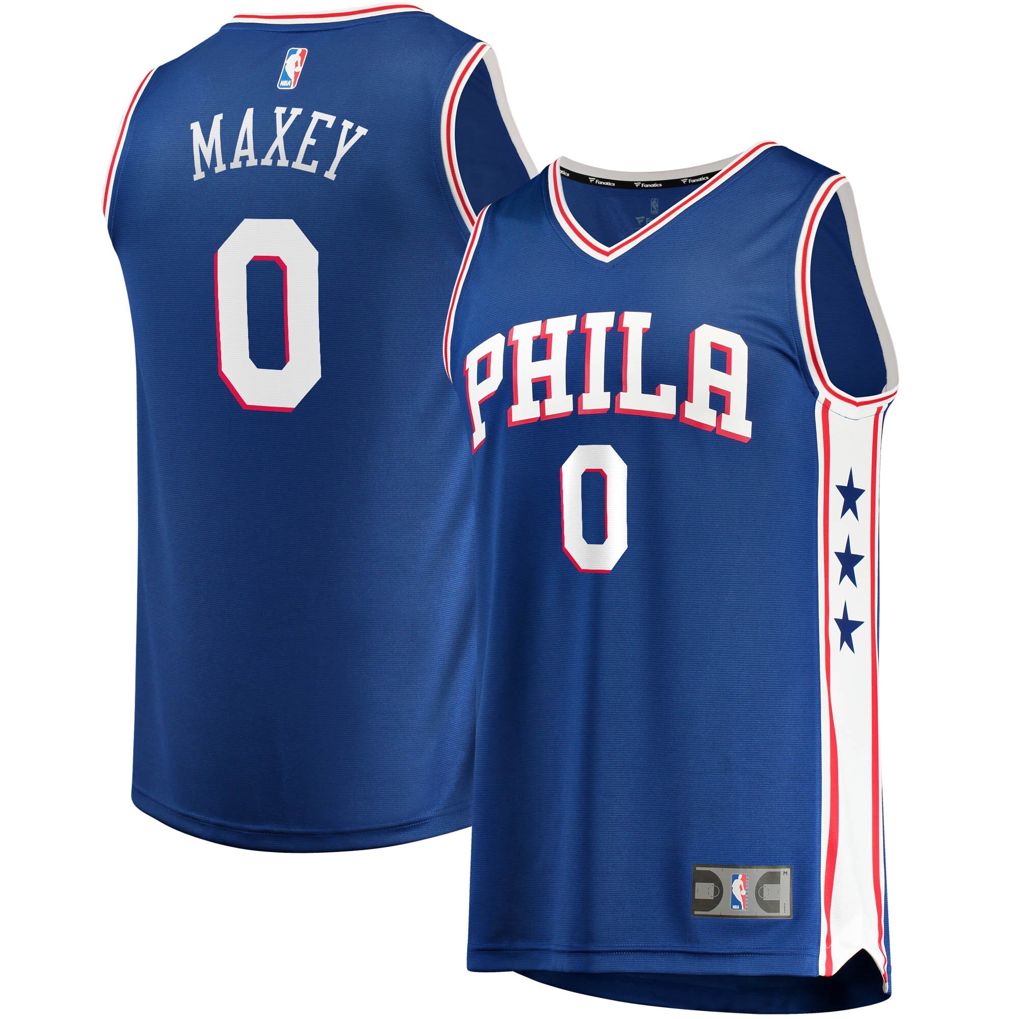 Tyrese Maxey Philadelphia 76ers Fanatics Fast Break Replica Jersey - Icon Edition - Royal