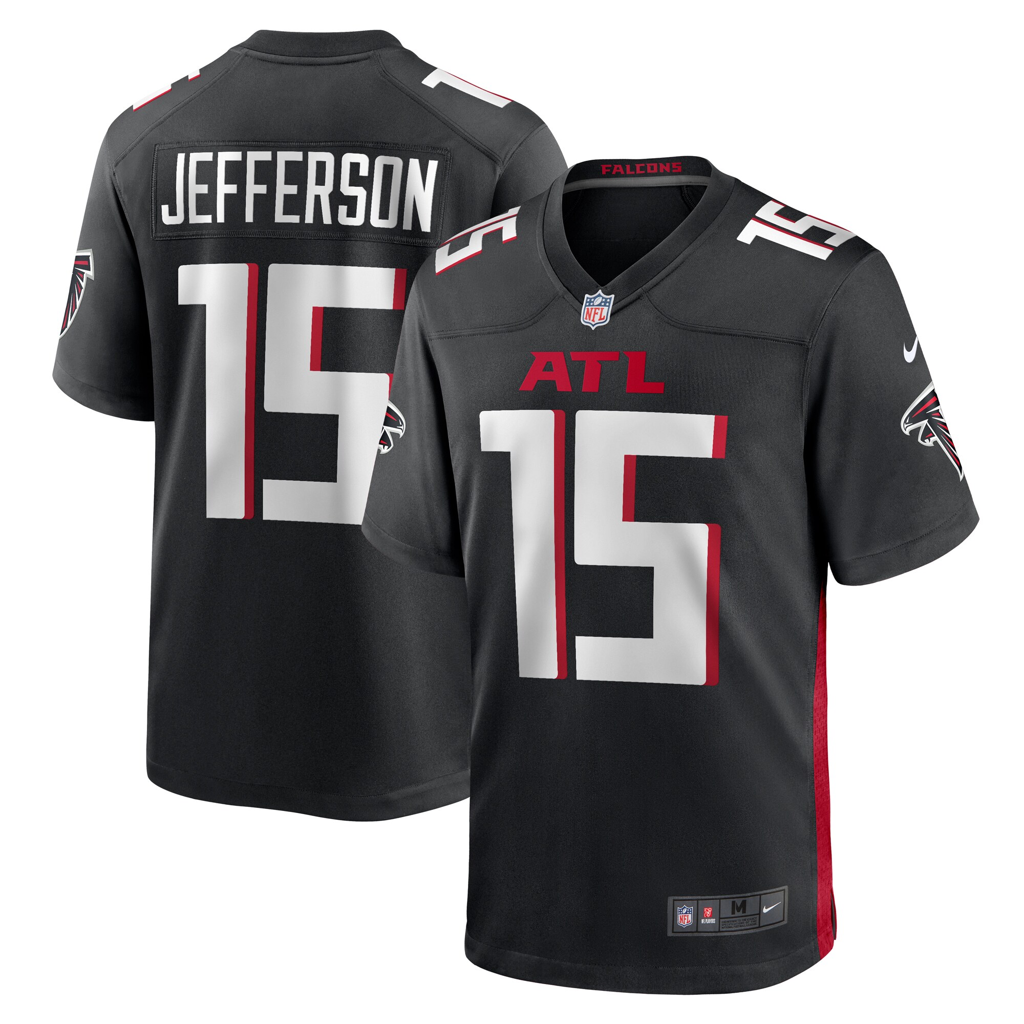 Van Jefferson Atlanta Falcons Game Jersey - Black
