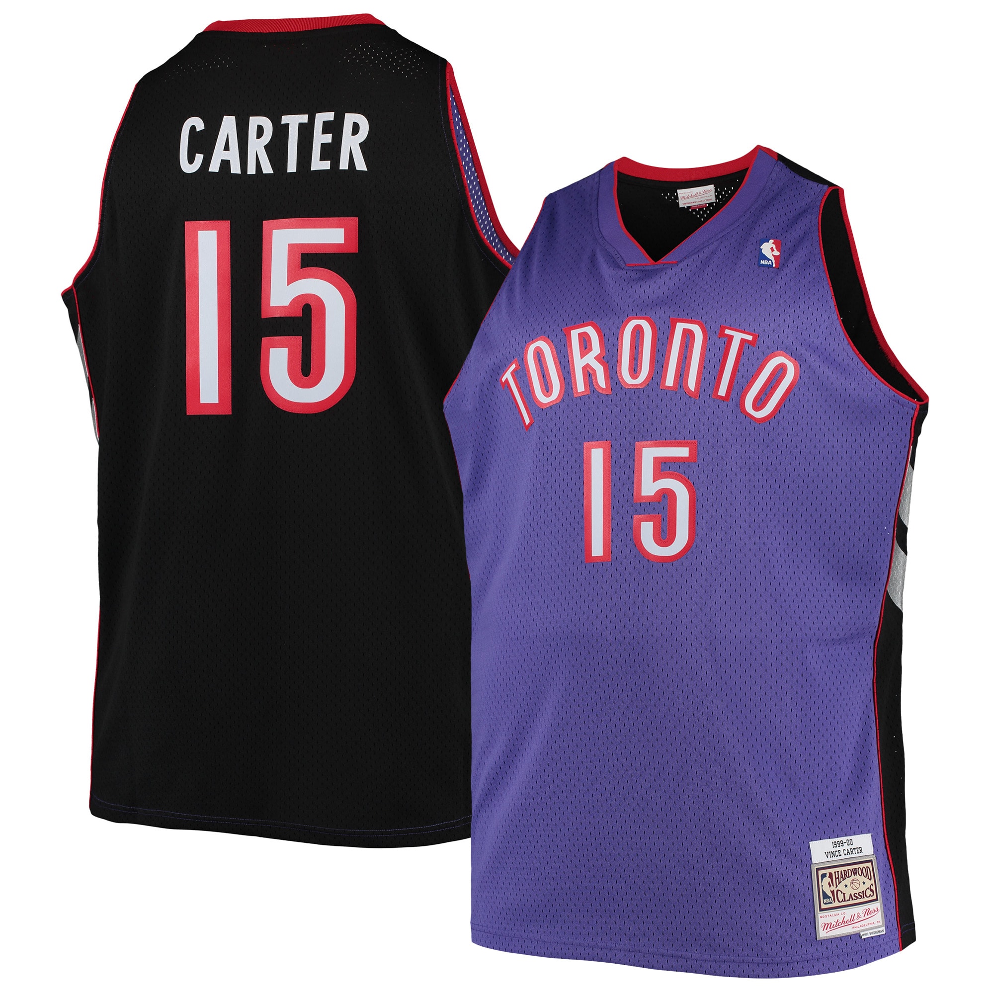 Vince Carter Toronto Raptors Mitchell & Ness Big & Tall 1999\/00 Hardwood Classics Swingman Jersey - Purple