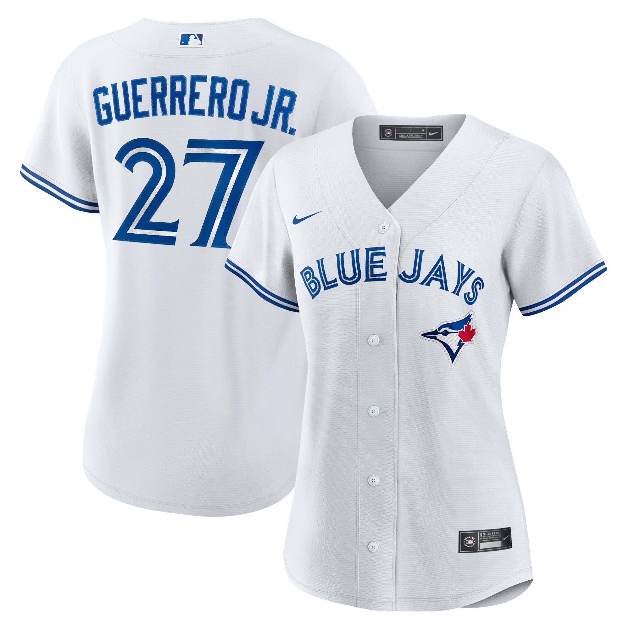 Vladimir Guerrero Jr. Toronto Blue Jays Women's Home Replica Player Jersey - White