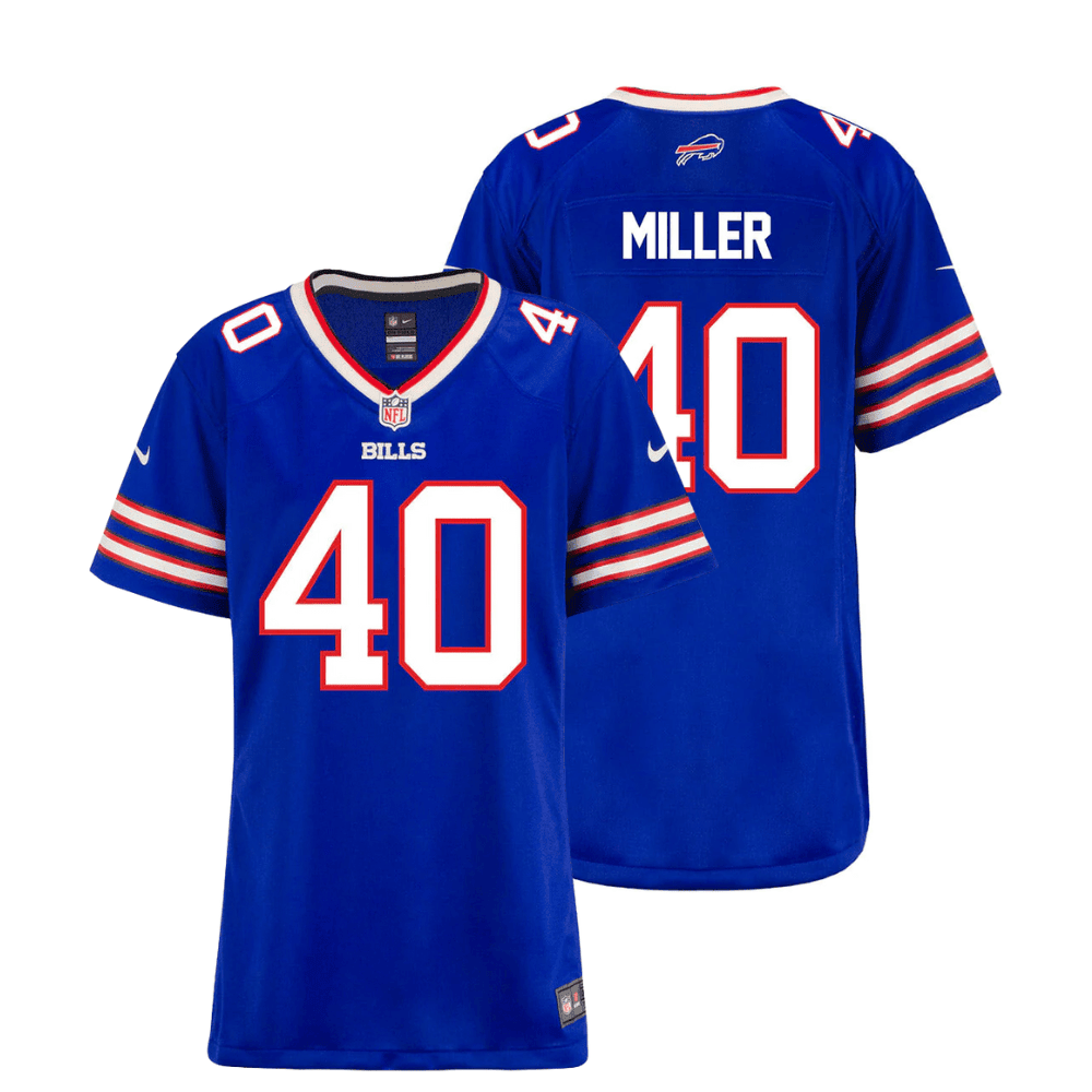 Von Miller 40 Buffalo Bills Women Home Game Jersey - Royal