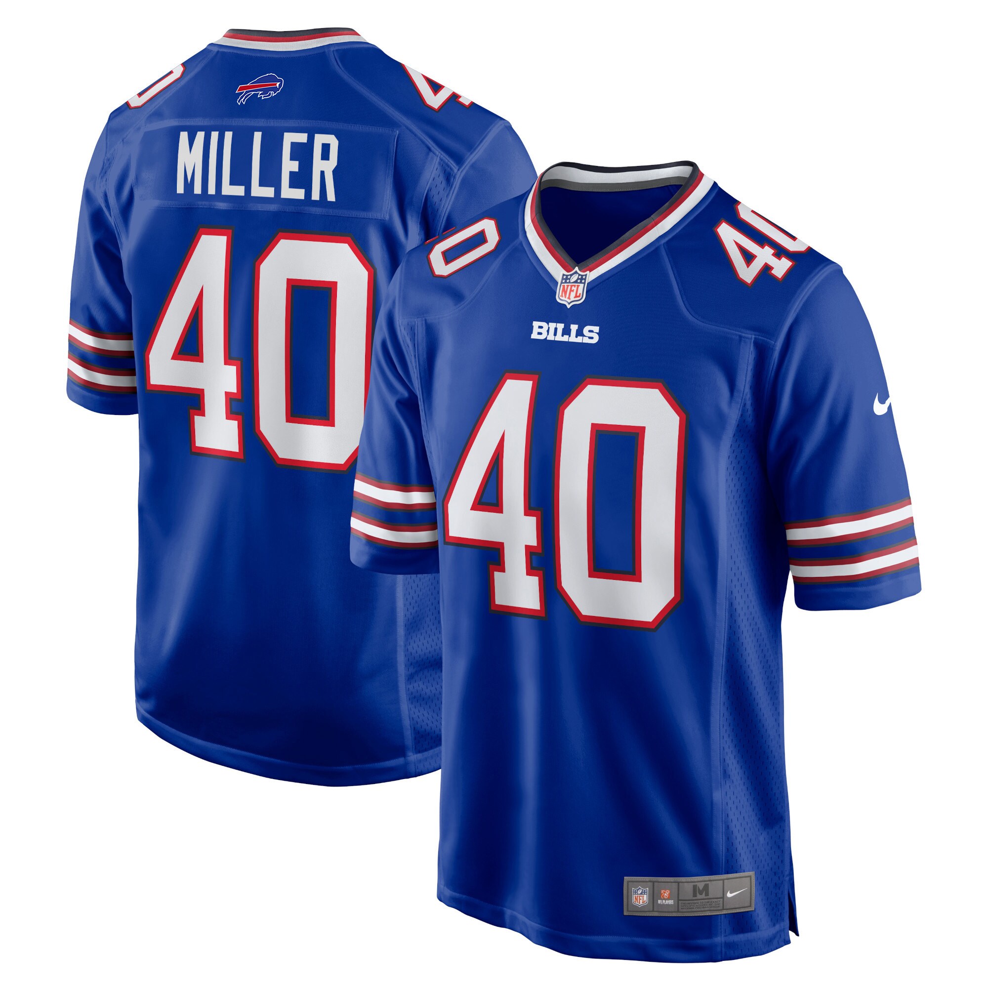 Von Miller Buffalo Bills Player Game Jersey - Royal
