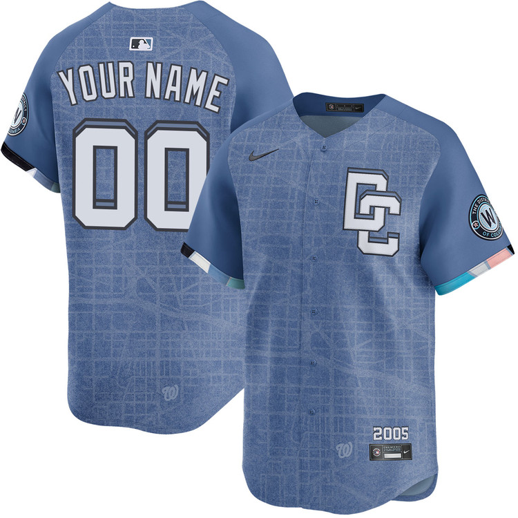 Washington Nationals Personalized City Connect 2.0 Limited Jersey