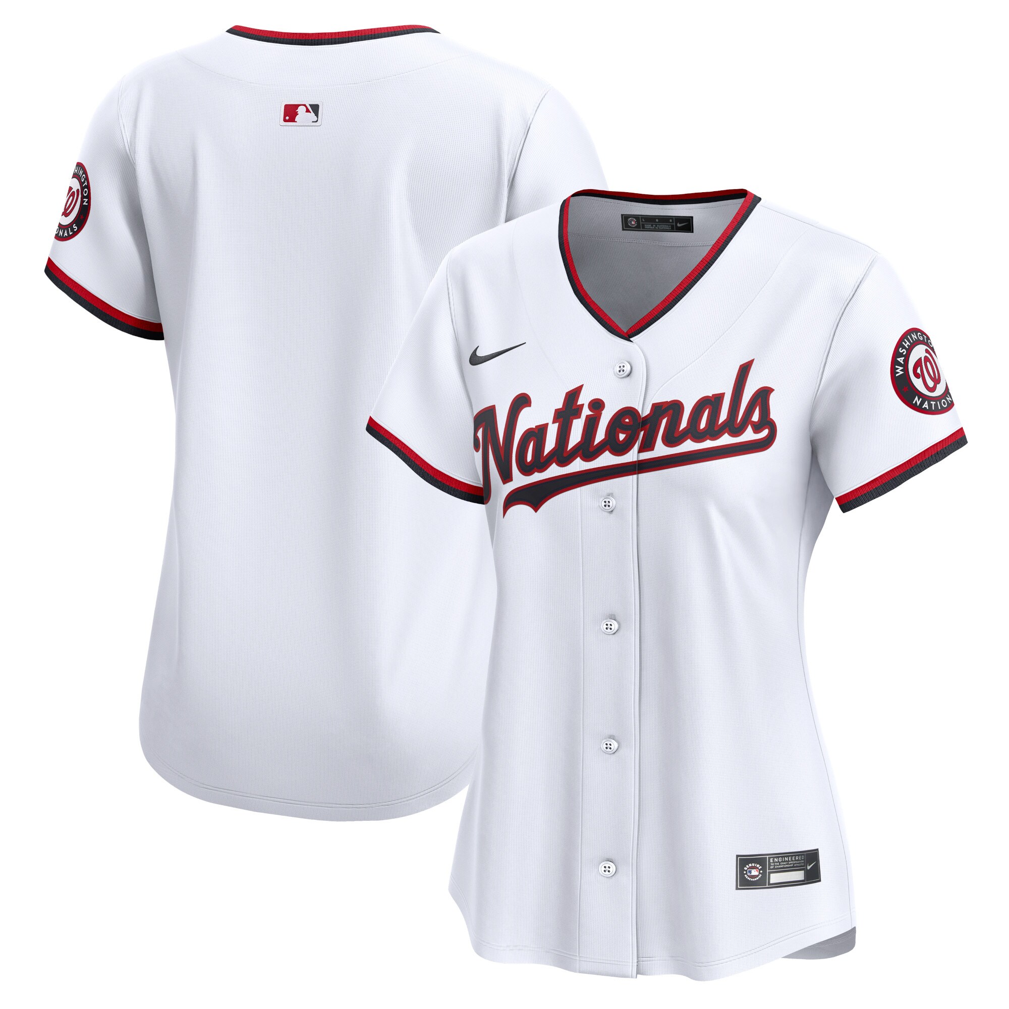 Washington Nationals Women's Home Limited Jersey - White