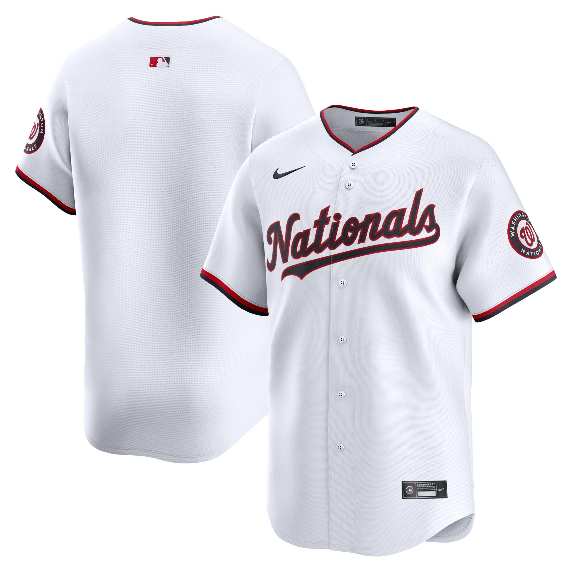 Washington Nationals Youth Home Limited Jersey - White