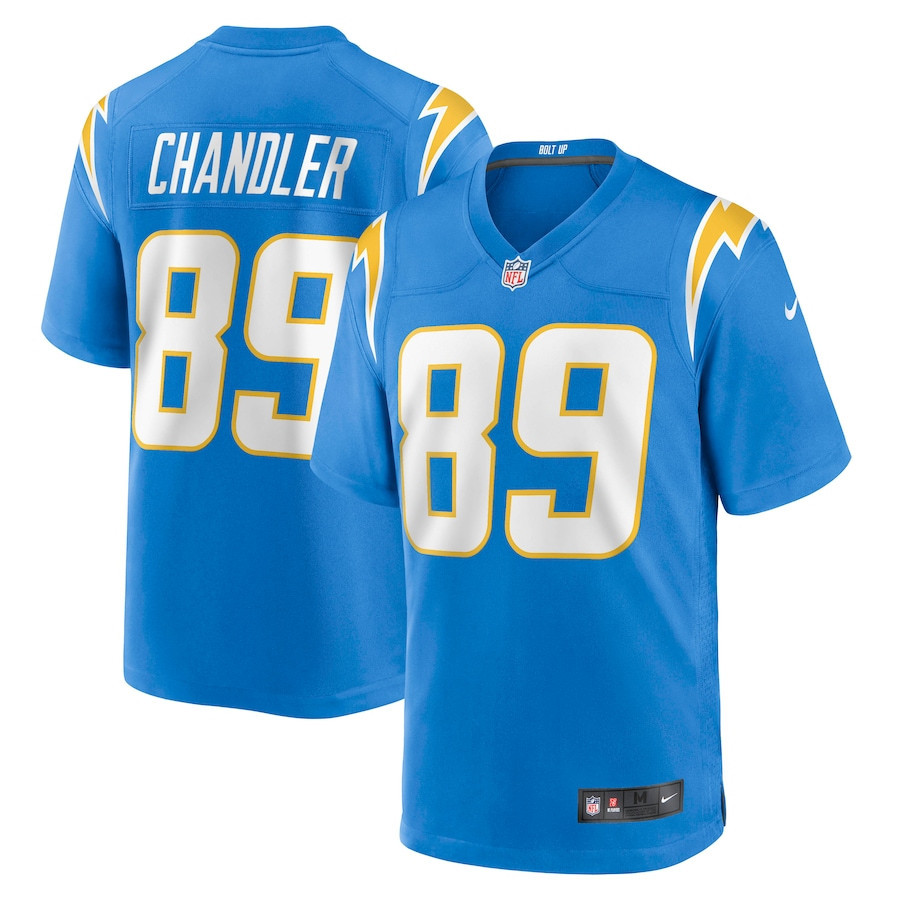 Wes Chandler 89 Los Angeles Chargers Men Retired Jersey - Powder Blue