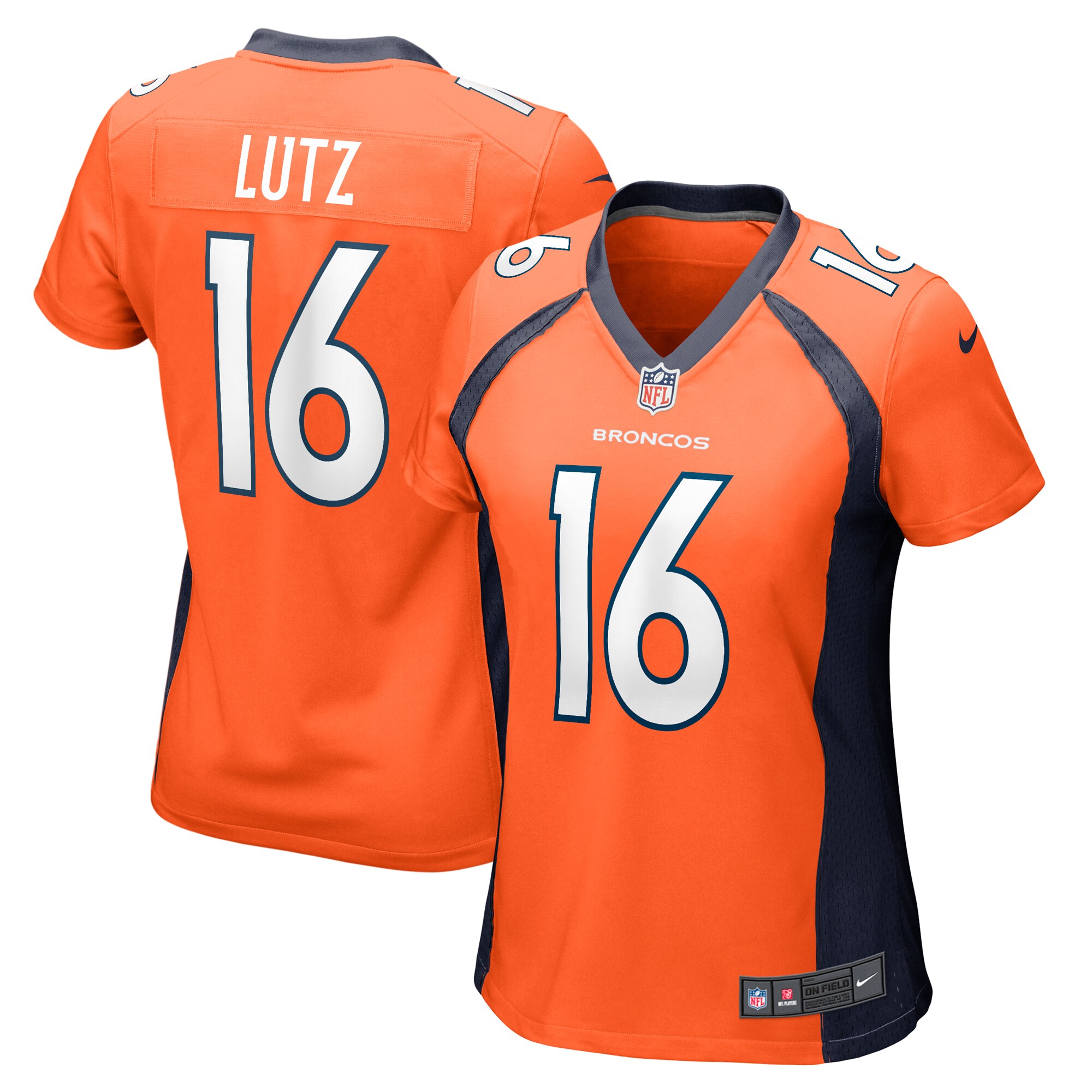 Wil Lutz Denver Broncos Women's Game Jersey - Orange