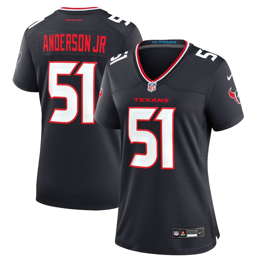 Will Anderson Jr. 51 Houston Texans Women Game Jersey - Navy